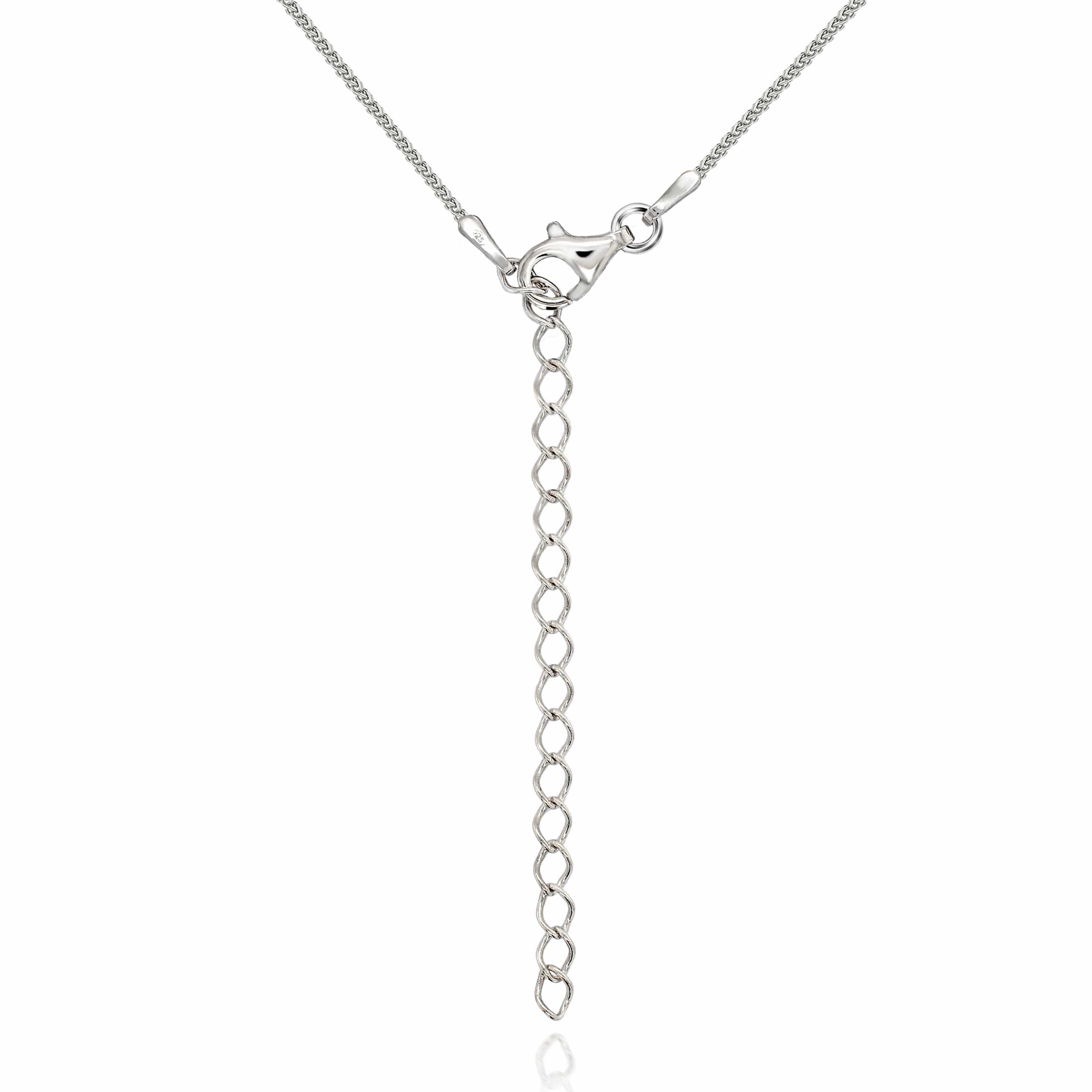 Lynora Jewellery Necklace Sterling Silver 1-mm Rope Pendant Chain Sterling Silver Sterling Silver 1-mm Rope Pendant Chain