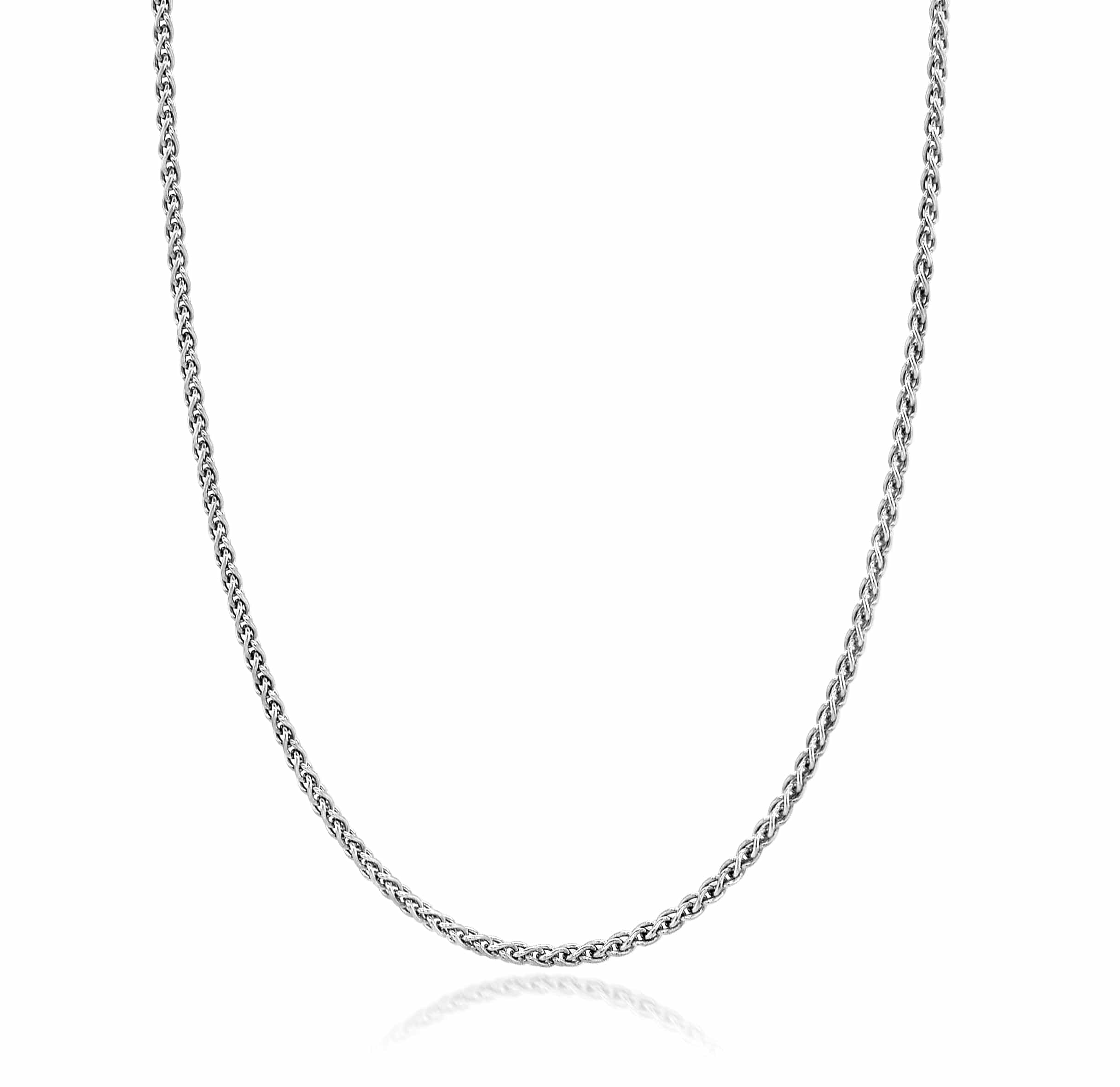 Lynora Jewellery Necklace Sterling Silver 1-mm Rope Pendant Chain Sterling Silver Sterling Silver 1-mm Rope Pendant Chain