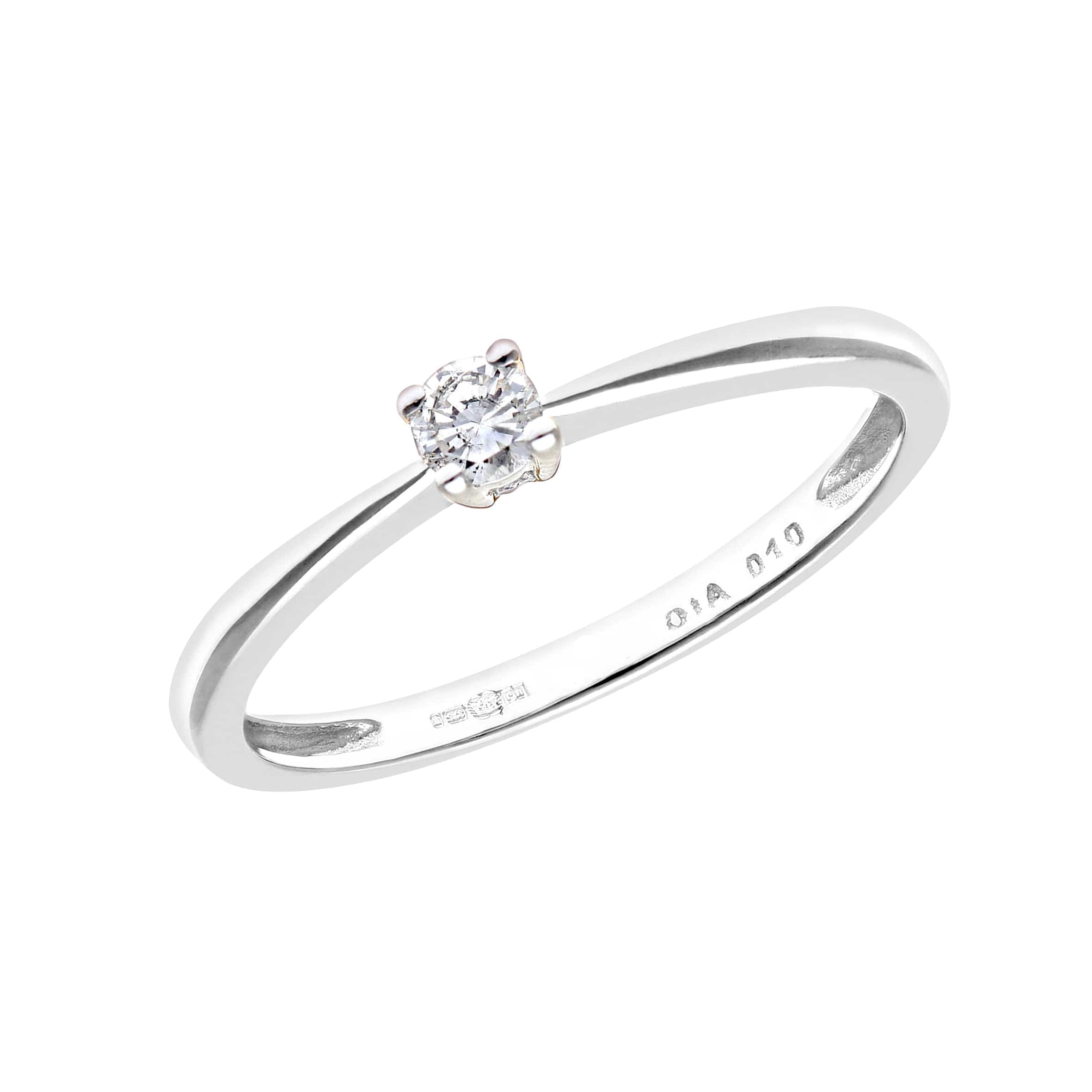 Lynora Luxe Ring 9ct White Gold Diamond Engagement Ring 9ct White Gold Diamond Engagement Ring