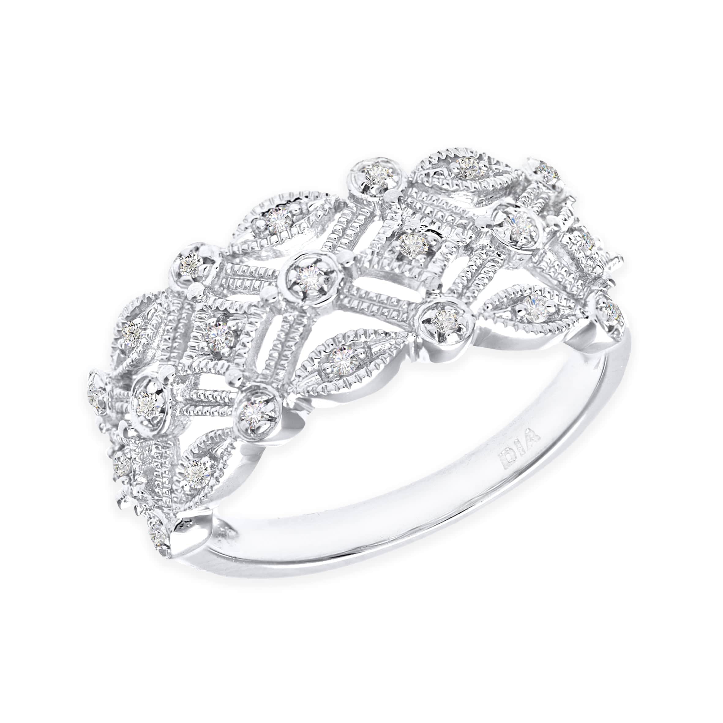 Lynora Luxe Ring 9ct White Gold Diamond Ring 9ct White Gold Diamond Ring