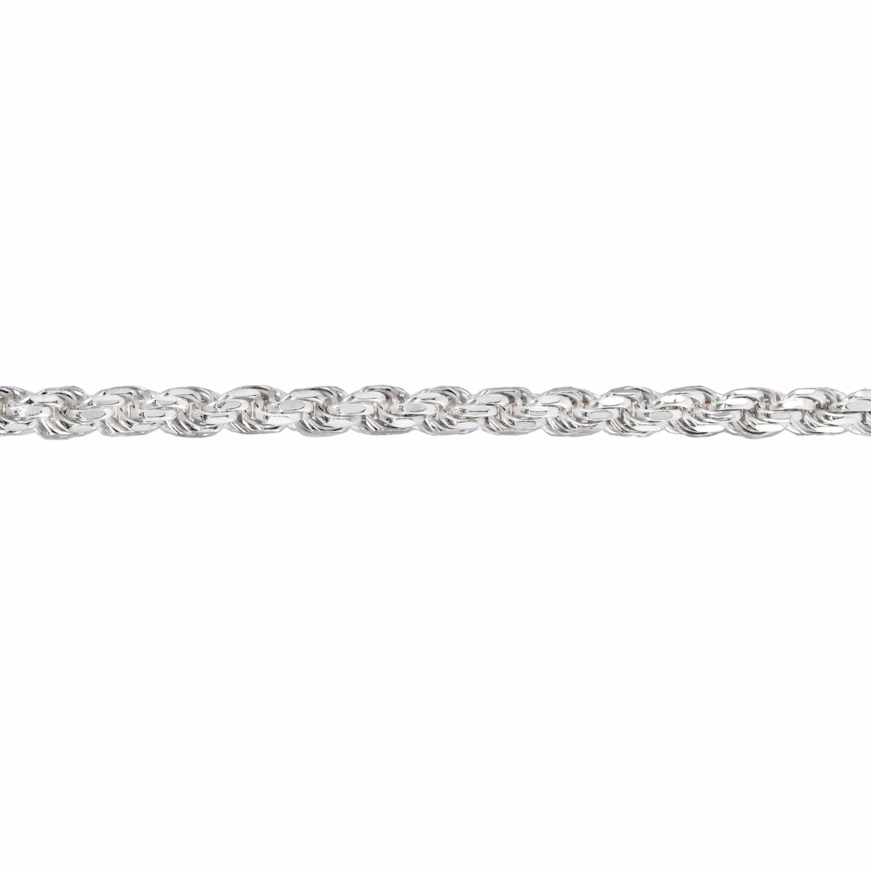 Lynora Silver Bracelet Sterling Silver Rope Chain Bracelet Heavy Sterling Silver