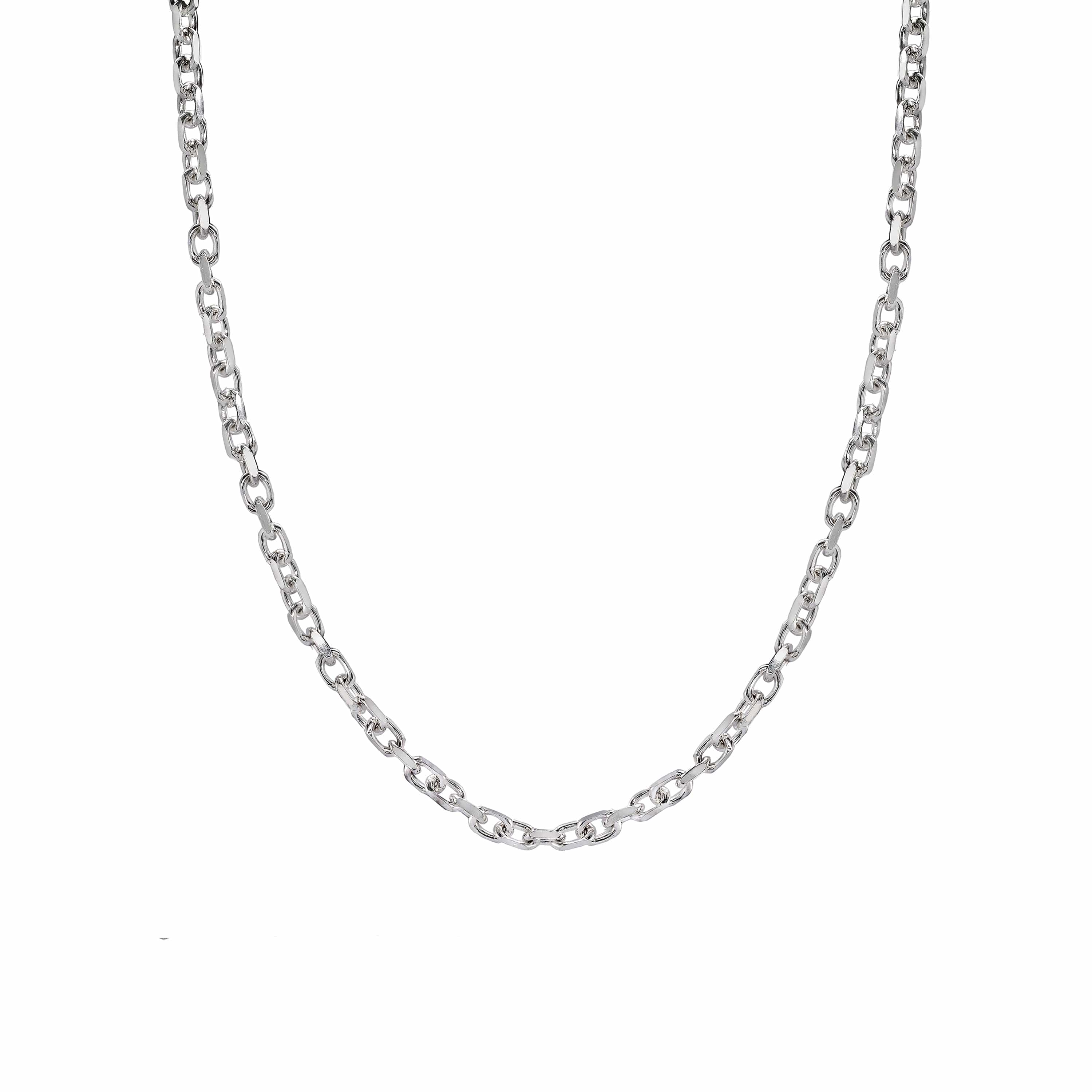 Lynora Silver Necklace Cable Chain Necklace Light Sterling Silver