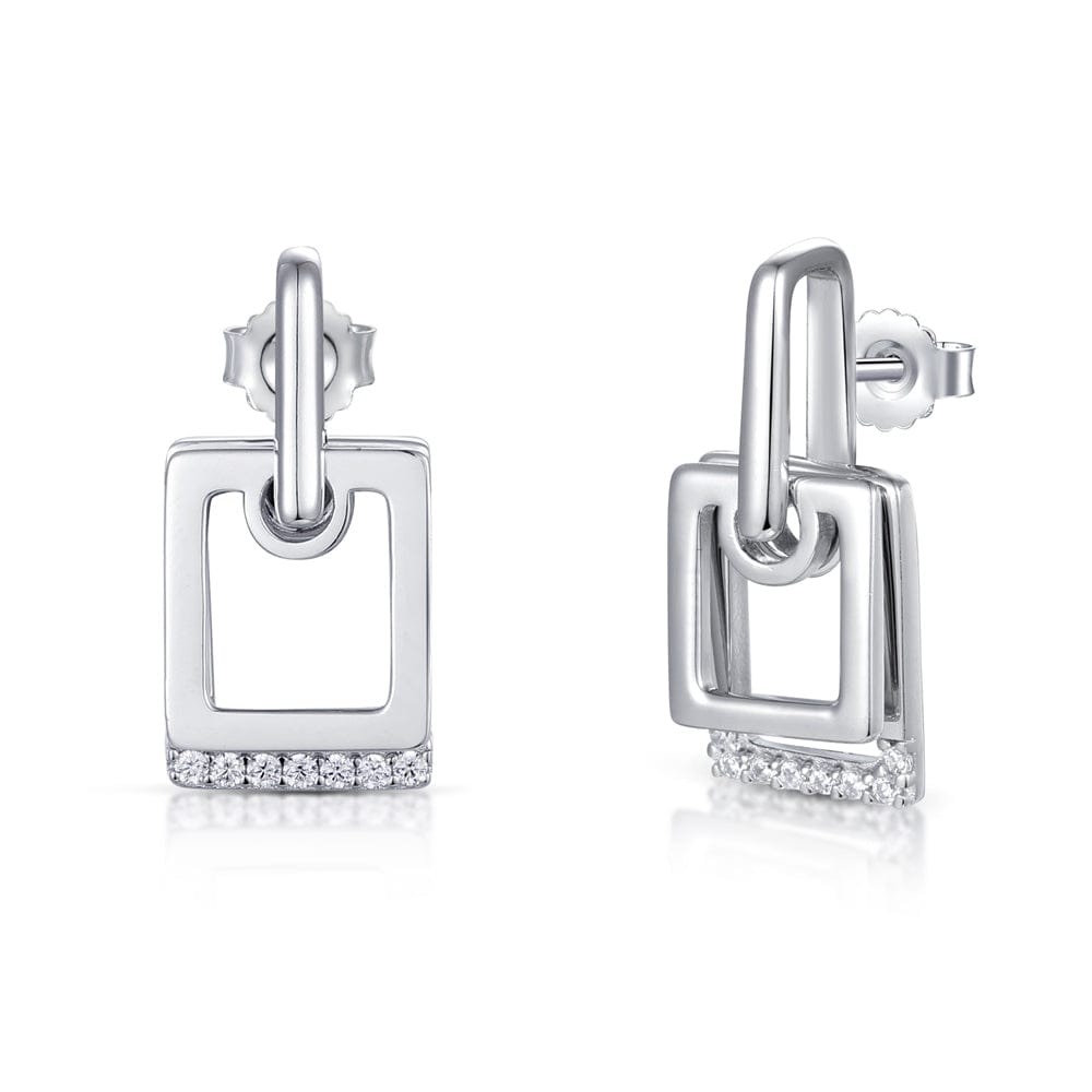 Lynora 2022 Earring Dual Open Square Earrings