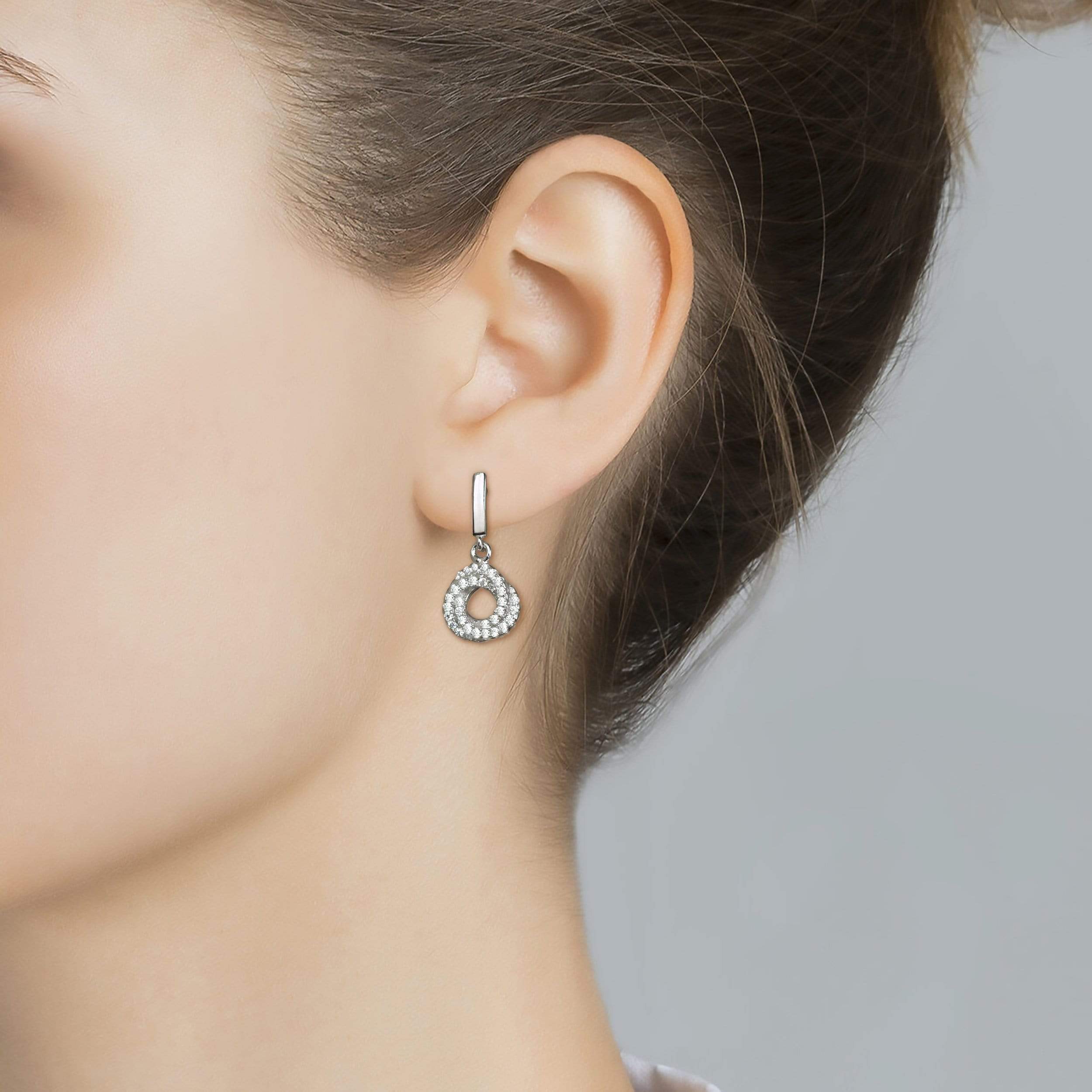 Lynora Jewellery Earring Sterling Silver Knot Earrings Sterling Silver