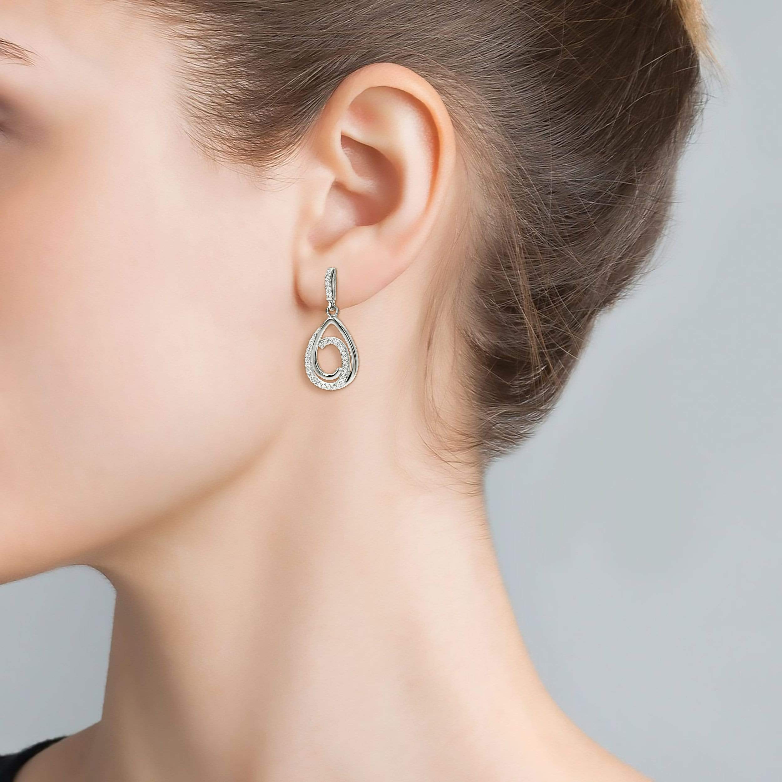 Lynora Jewellery Earring Sterling Silver Ripple Earrings Sterling Silver