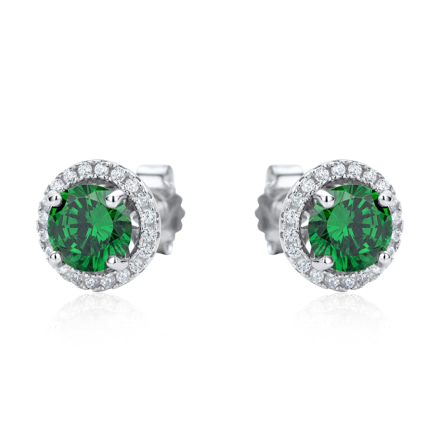 Lynora Jewellery Earring Sterling Silver Round Multicolour Stud Set Sterling Silver