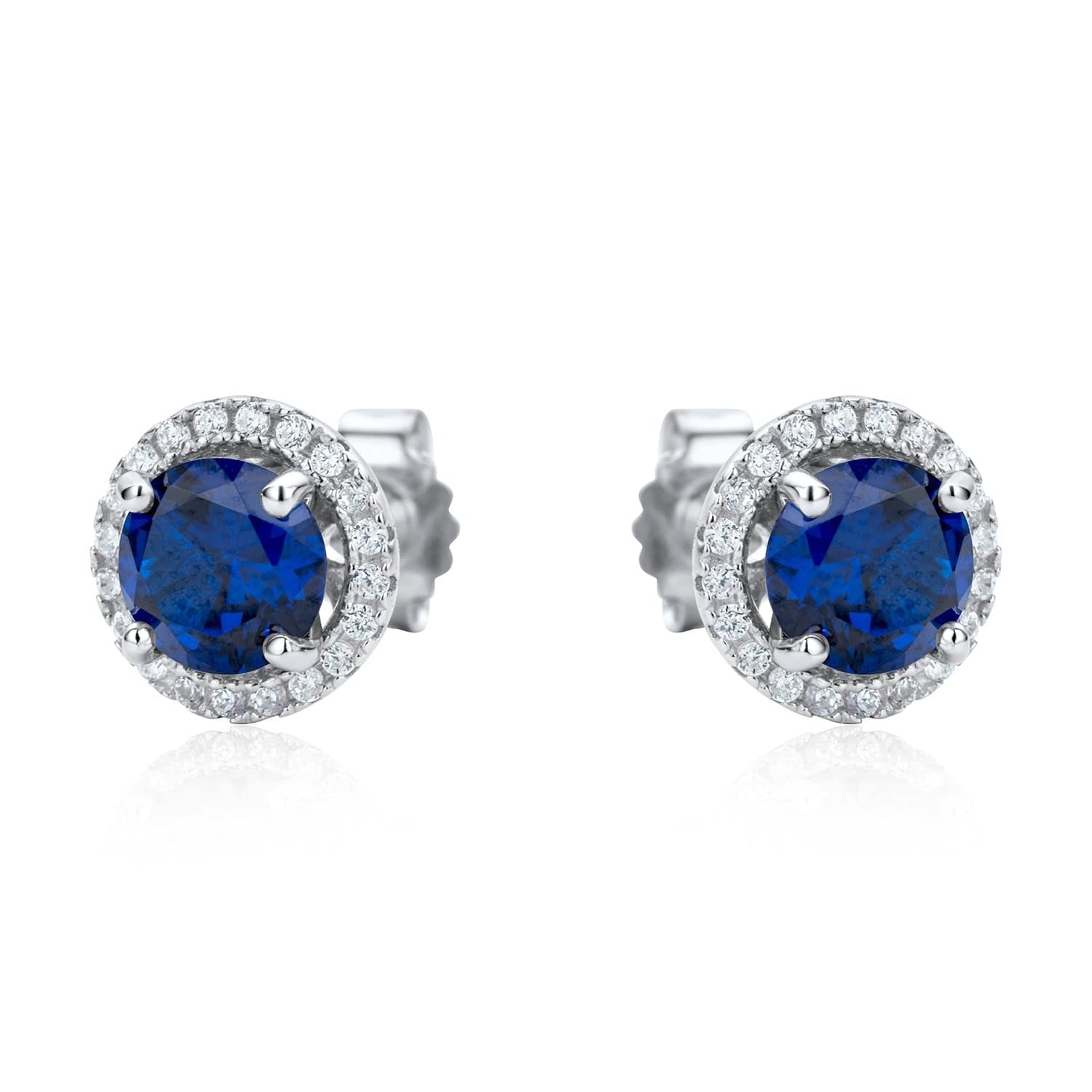 Lynora Jewellery Earring Sterling Silver Round Multicolour Stud Set Sterling Silver