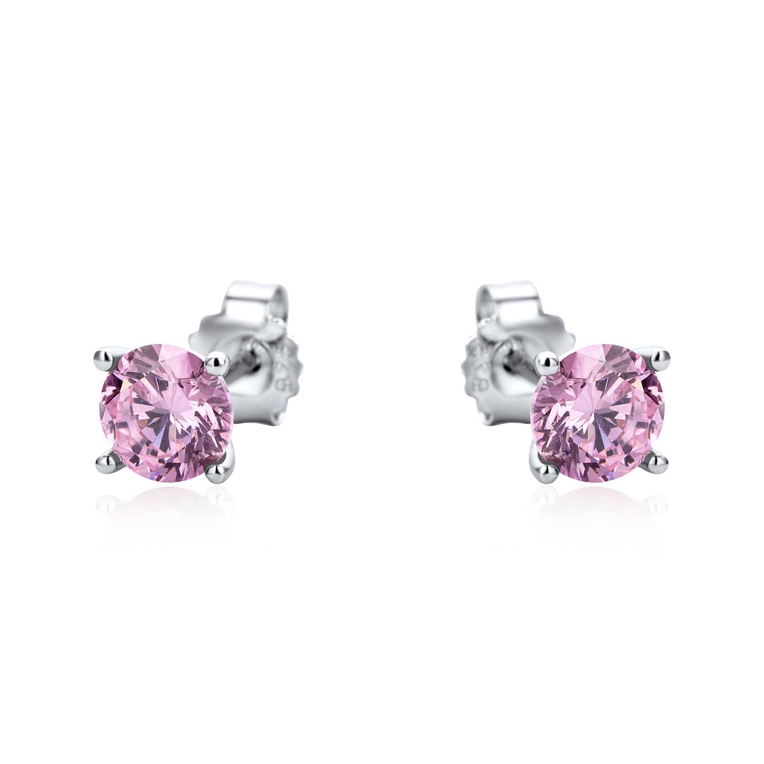 Lynora Jewellery Earring Sterling Silver Round Multicolour Stud Set Sterling Silver