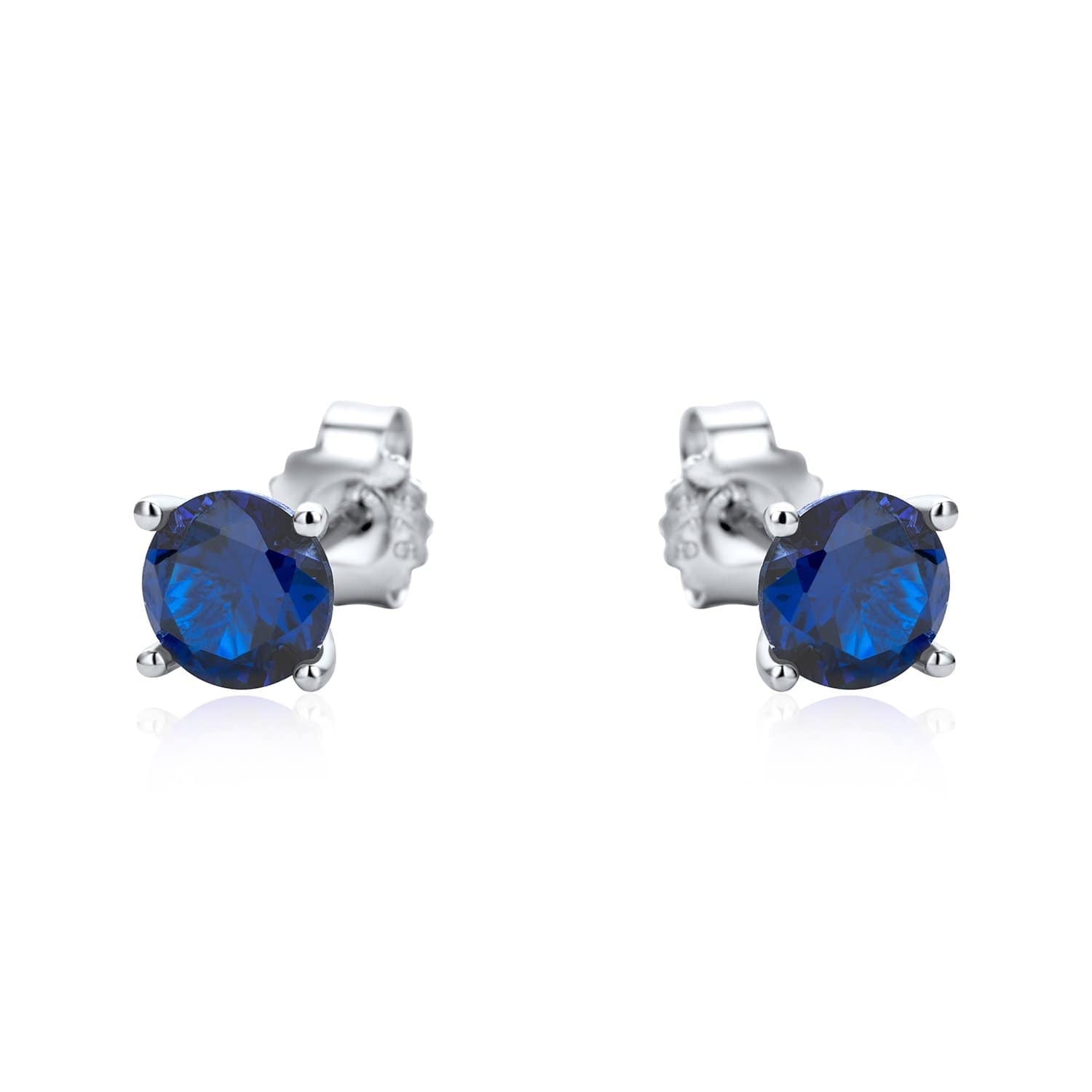 Lynora Jewellery Earring Sterling Silver Round Multicolour Stud Set Sterling Silver