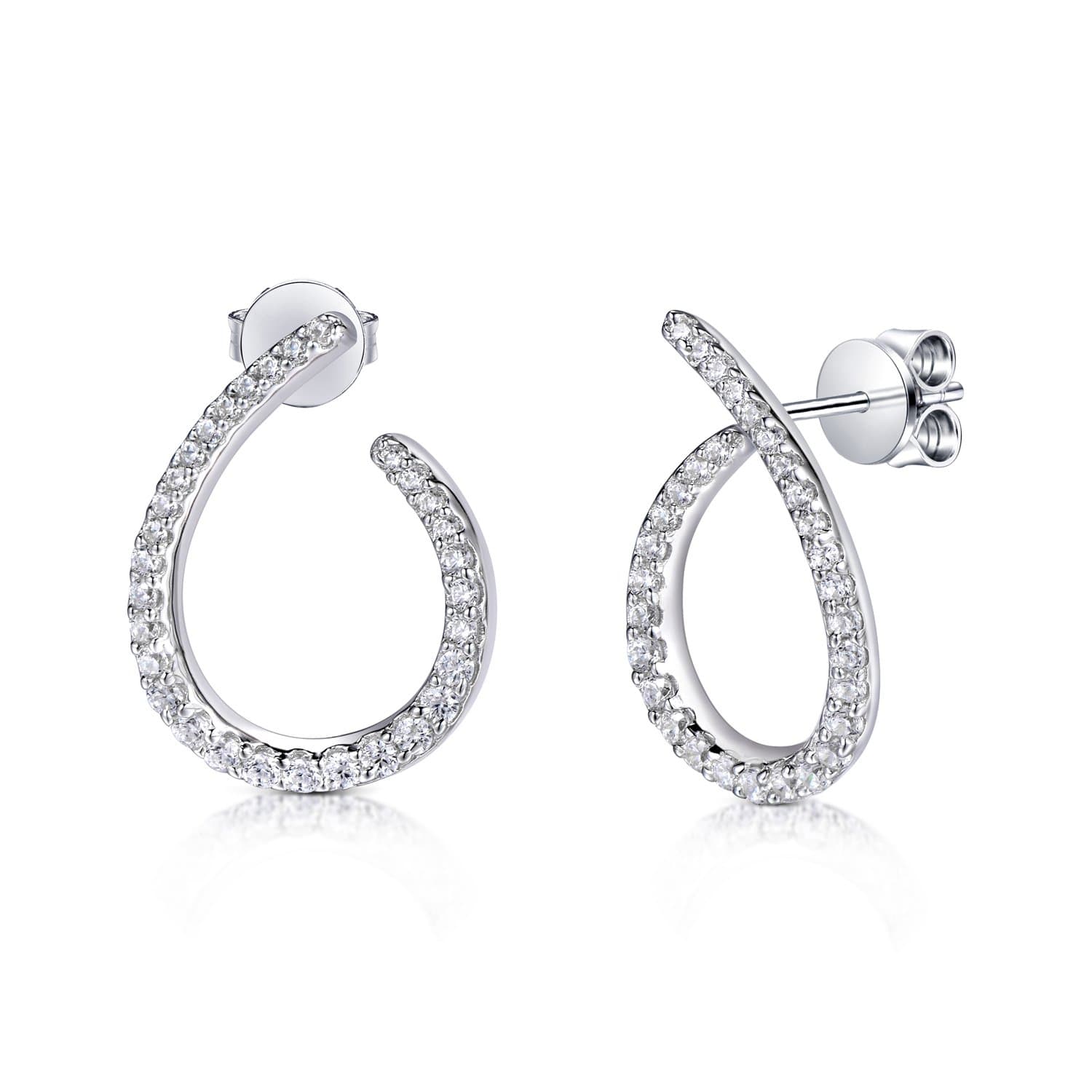 Lynora Jewellery Earring Sterling Silver Segno Earrings Sterling Silver