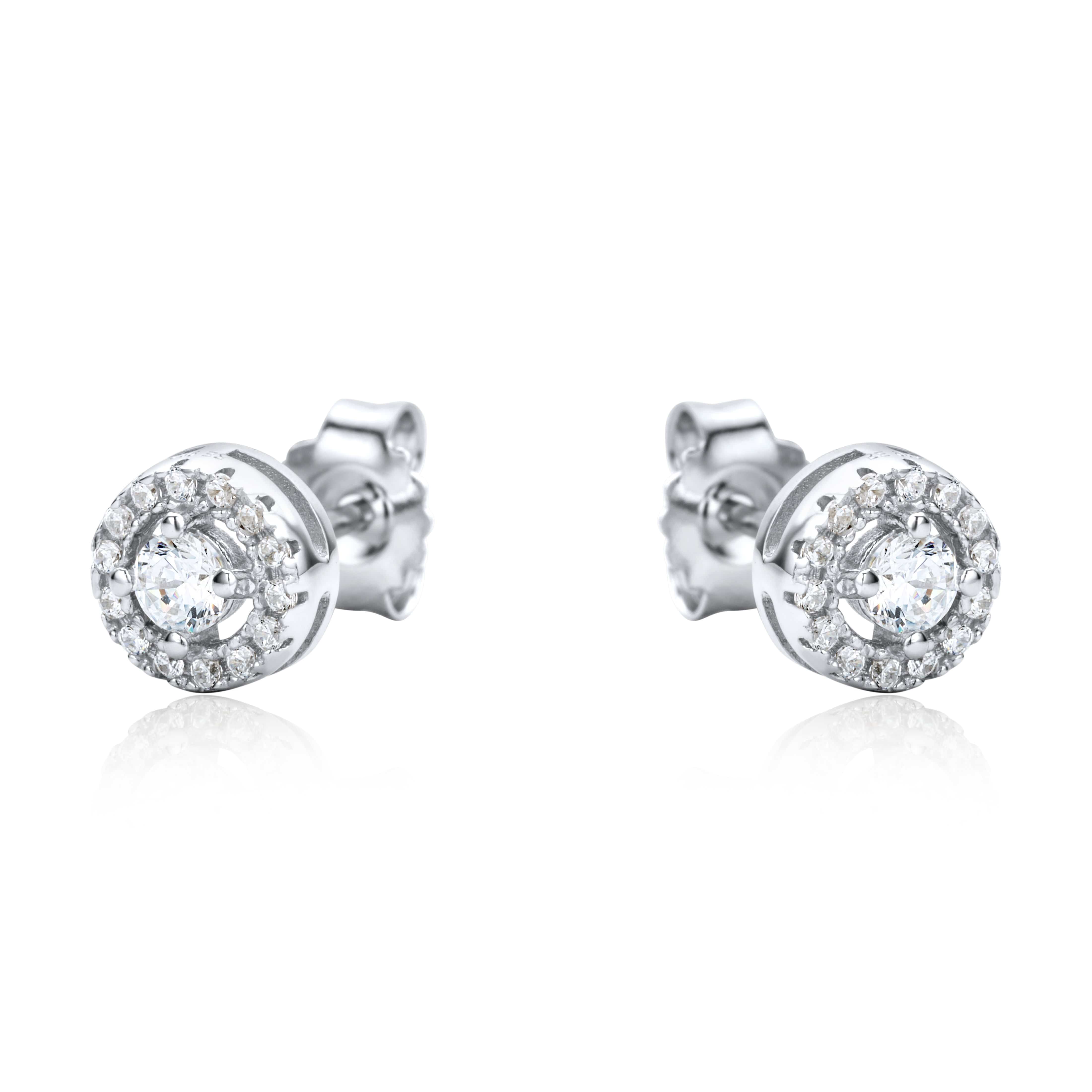 Lynora Jewellery Earring Sterling Silver Small Circle Studs Sterling Silver