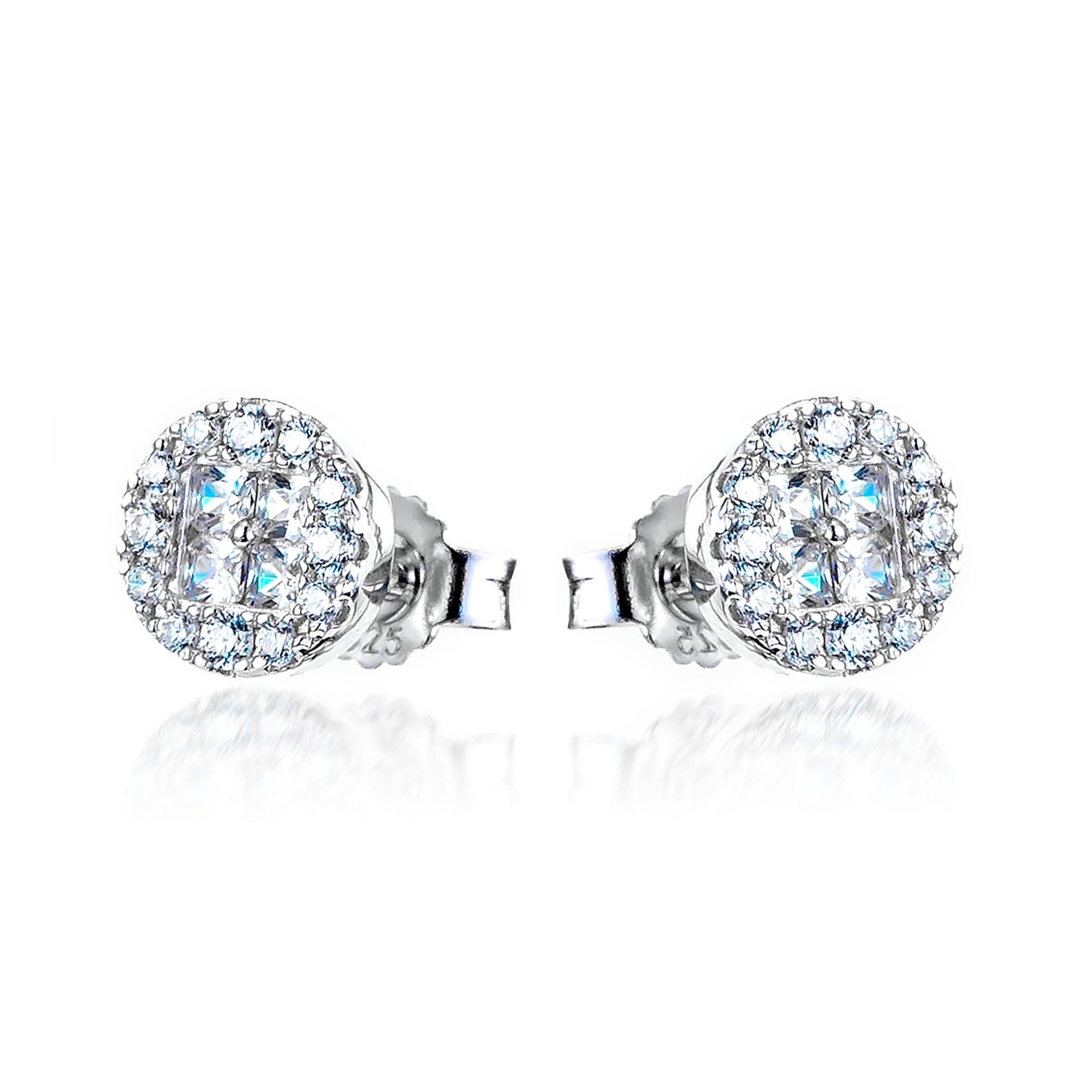 Lynora Jewellery Earring Sterling Silver Small Round claw-set Stud