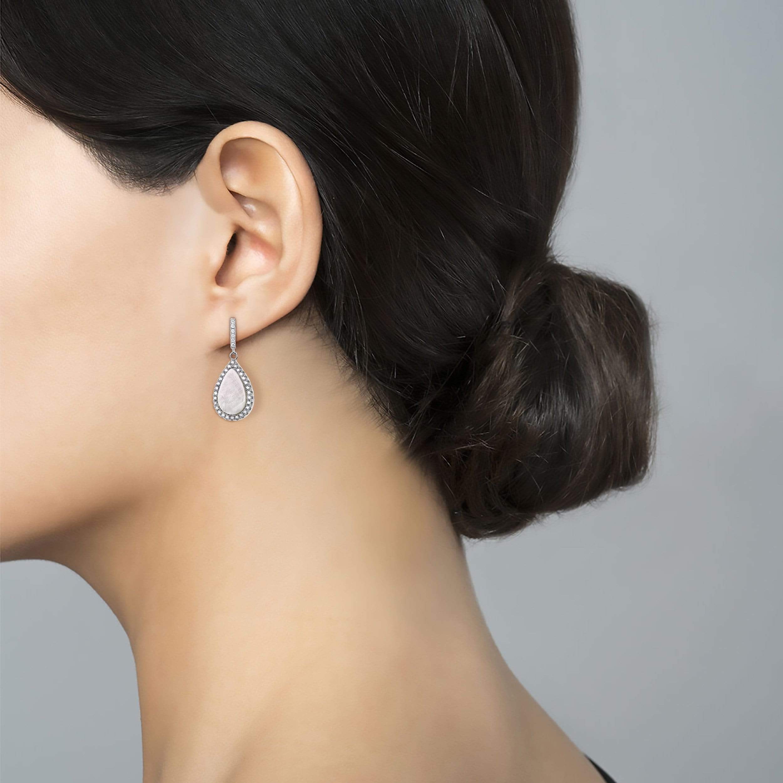 Lynora Jewellery Earring Sterling Silver Teardrop Earrings Sterling Silver