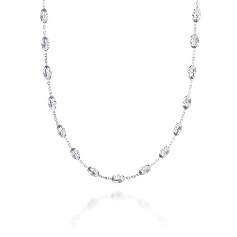 Lynora Jewellery Necklace Geobeads Necklace Sterling Silver