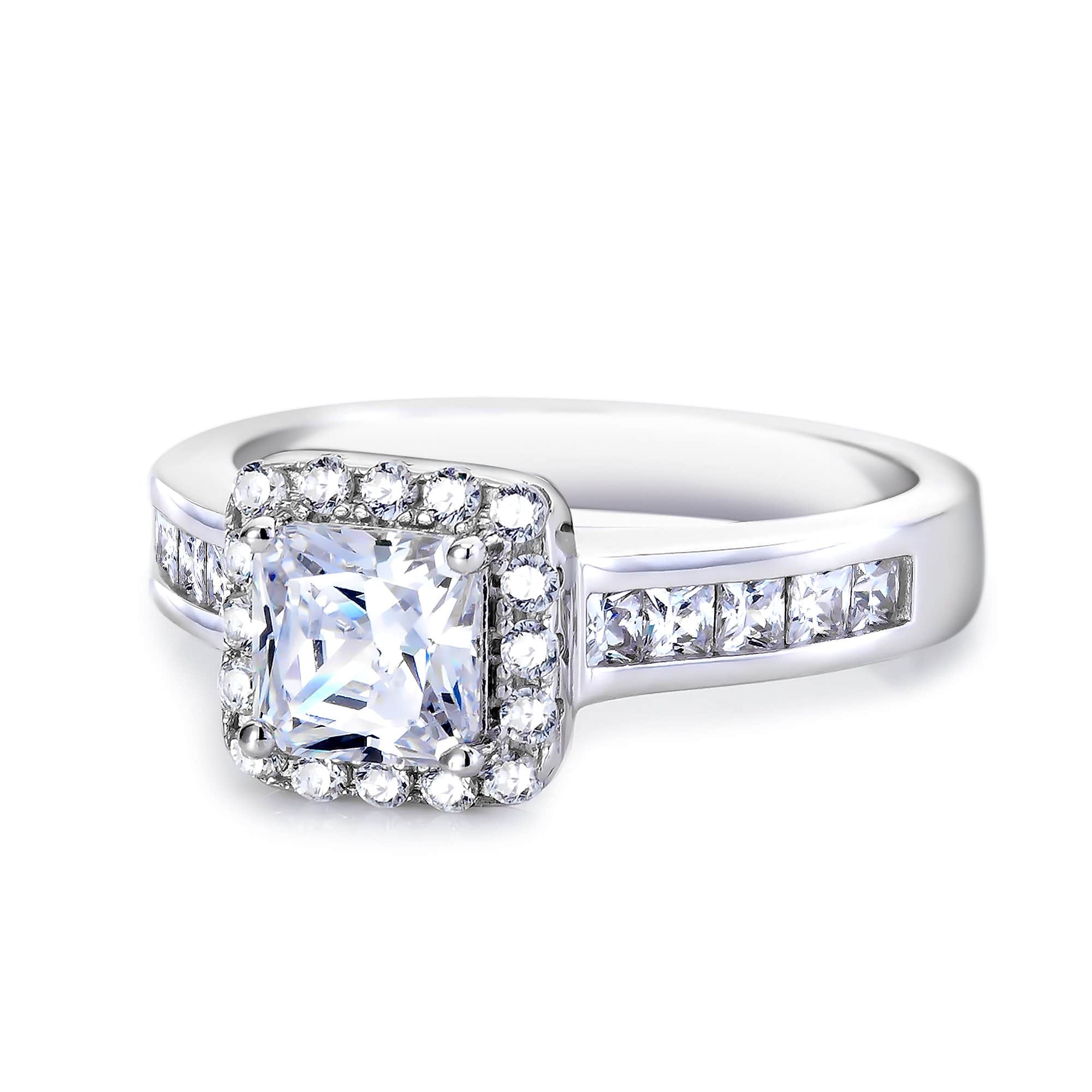 Lynora Jewellery Ring Cushion Ice Ring Sterling Silver