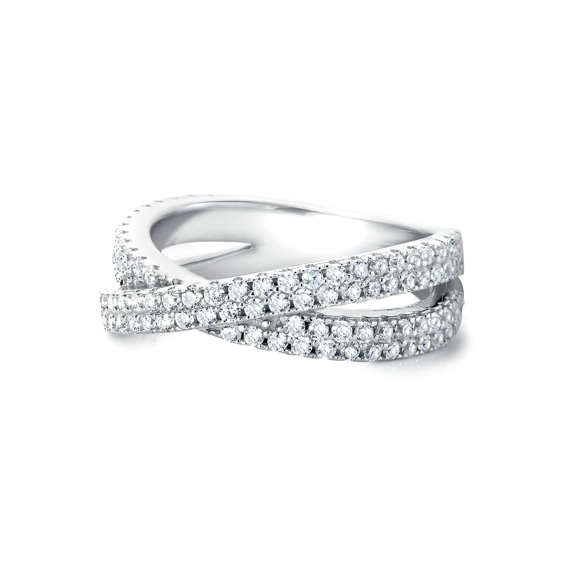 Lynora Jewellery Ring Duo Infinity Ring  Sterling Silver