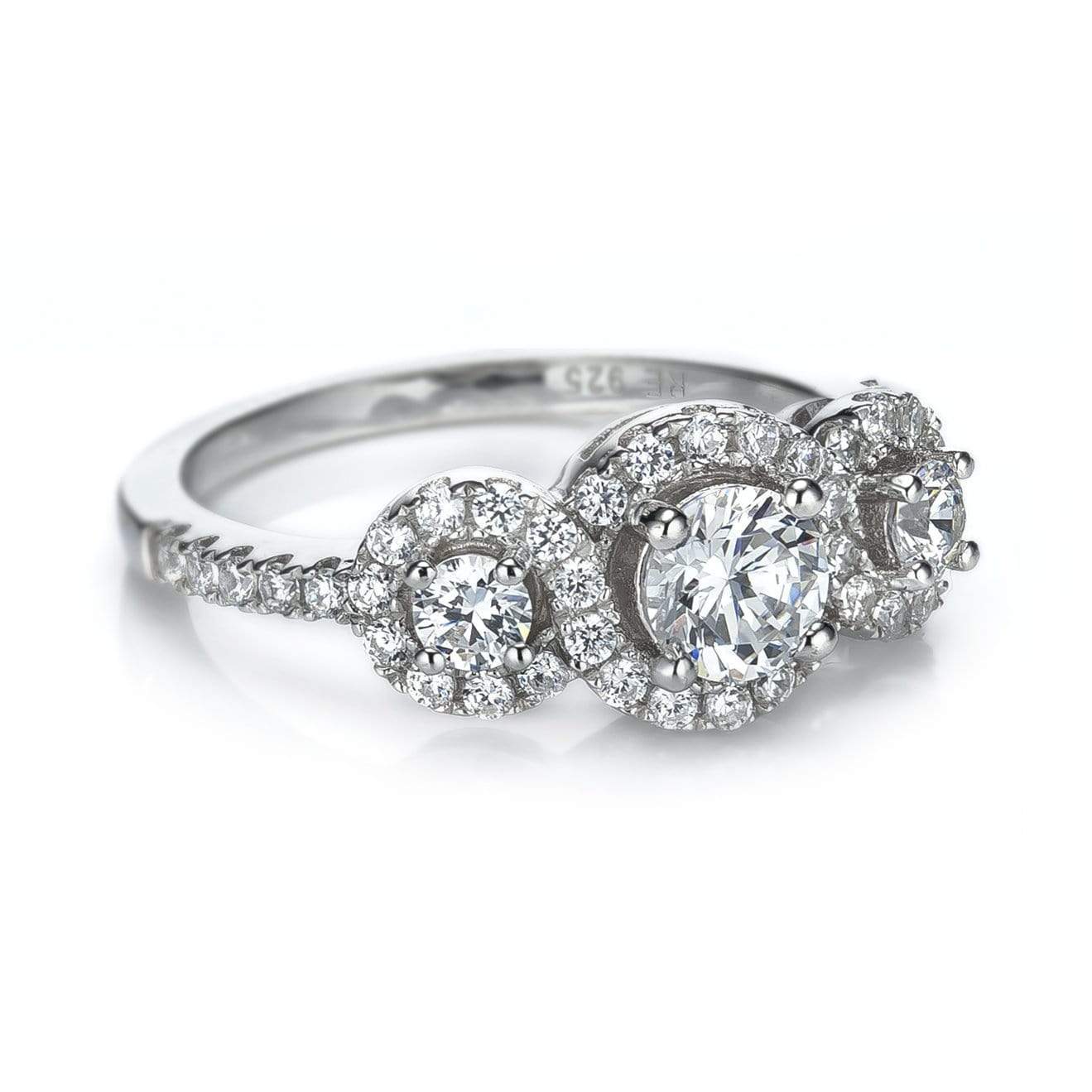 Sterling on sale engagement rings