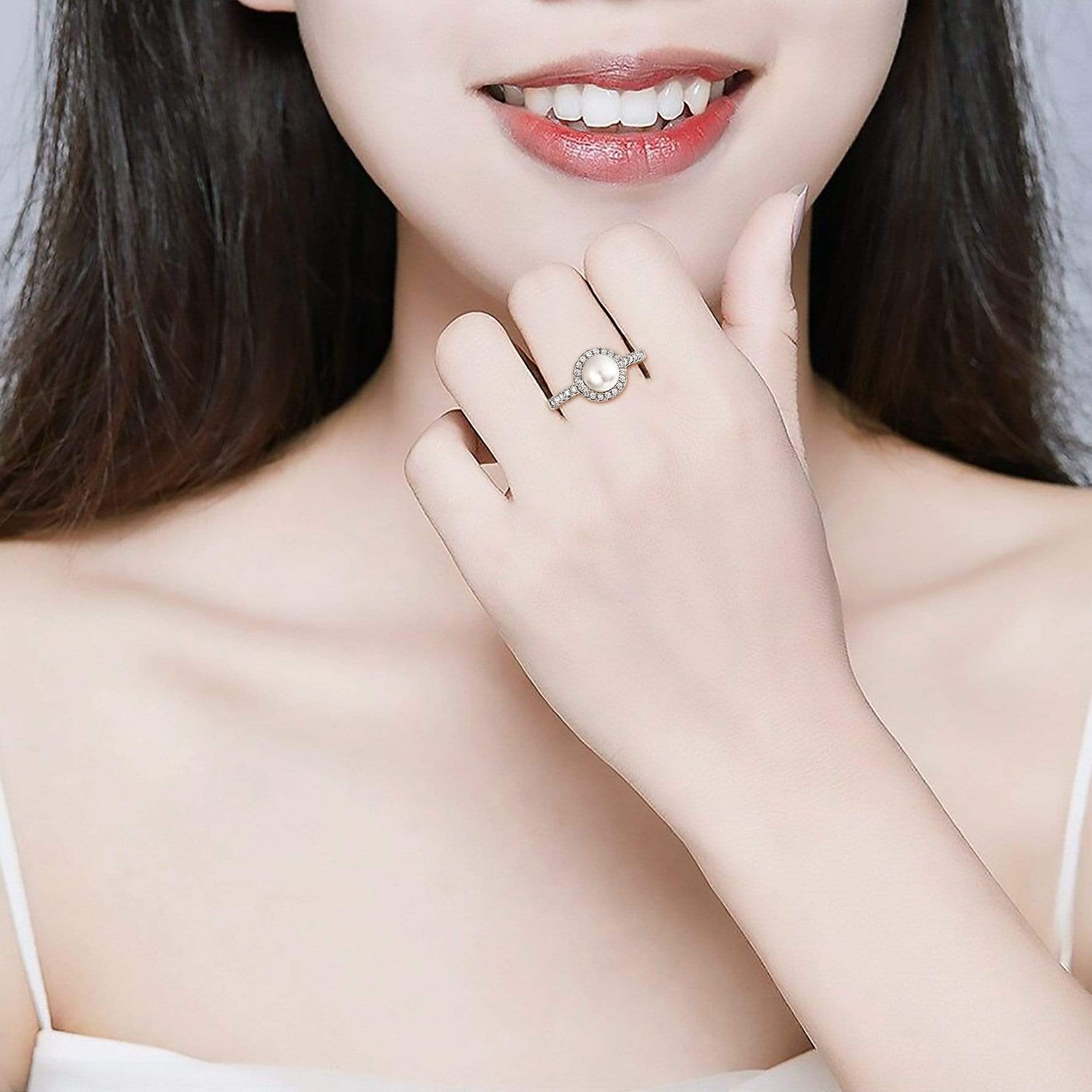 Lynora Jewellery Ring Fresh Water Pearl Ring Sterling Silver