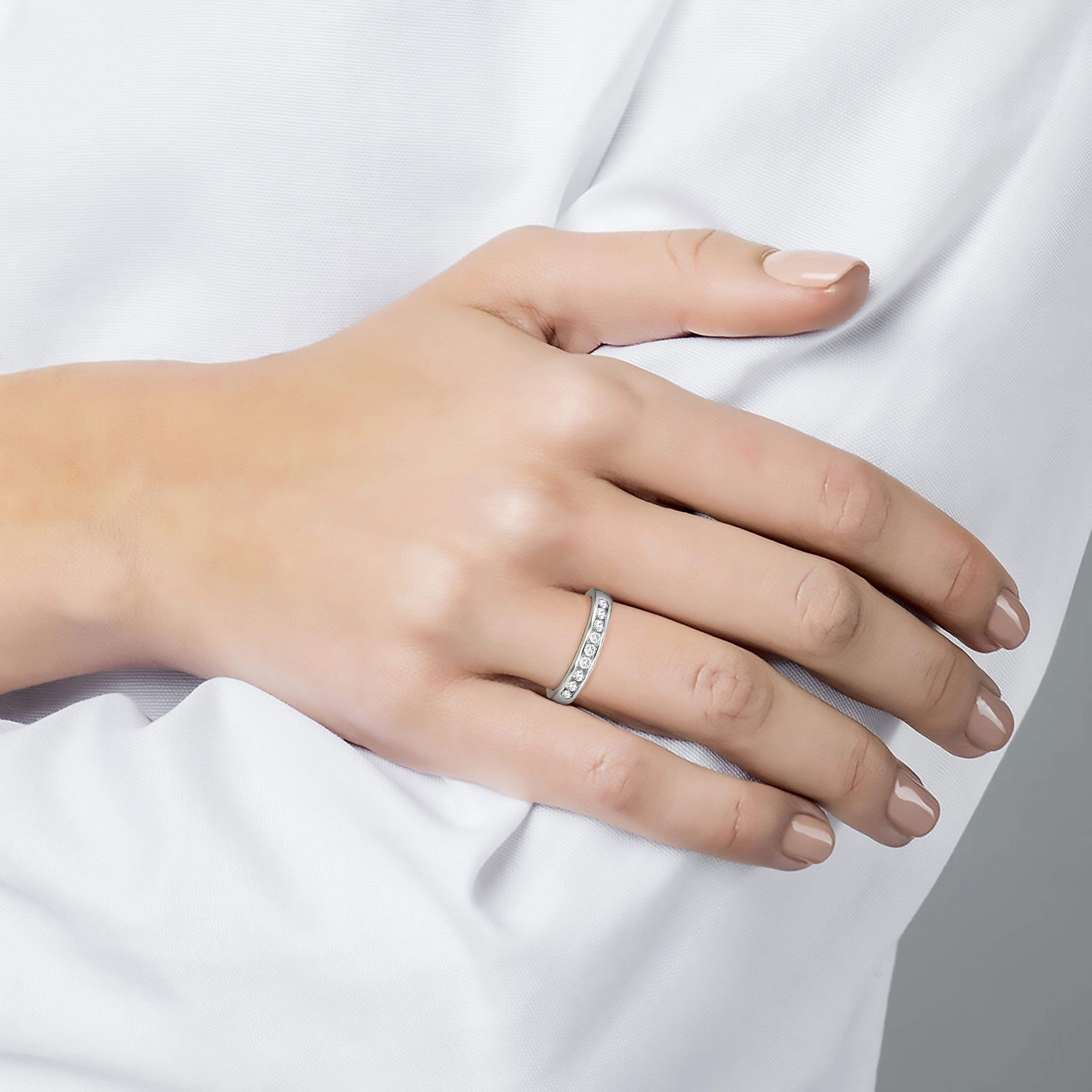 Lynora Jewellery Ring Opulence Channel Set Ring Sterling Silver