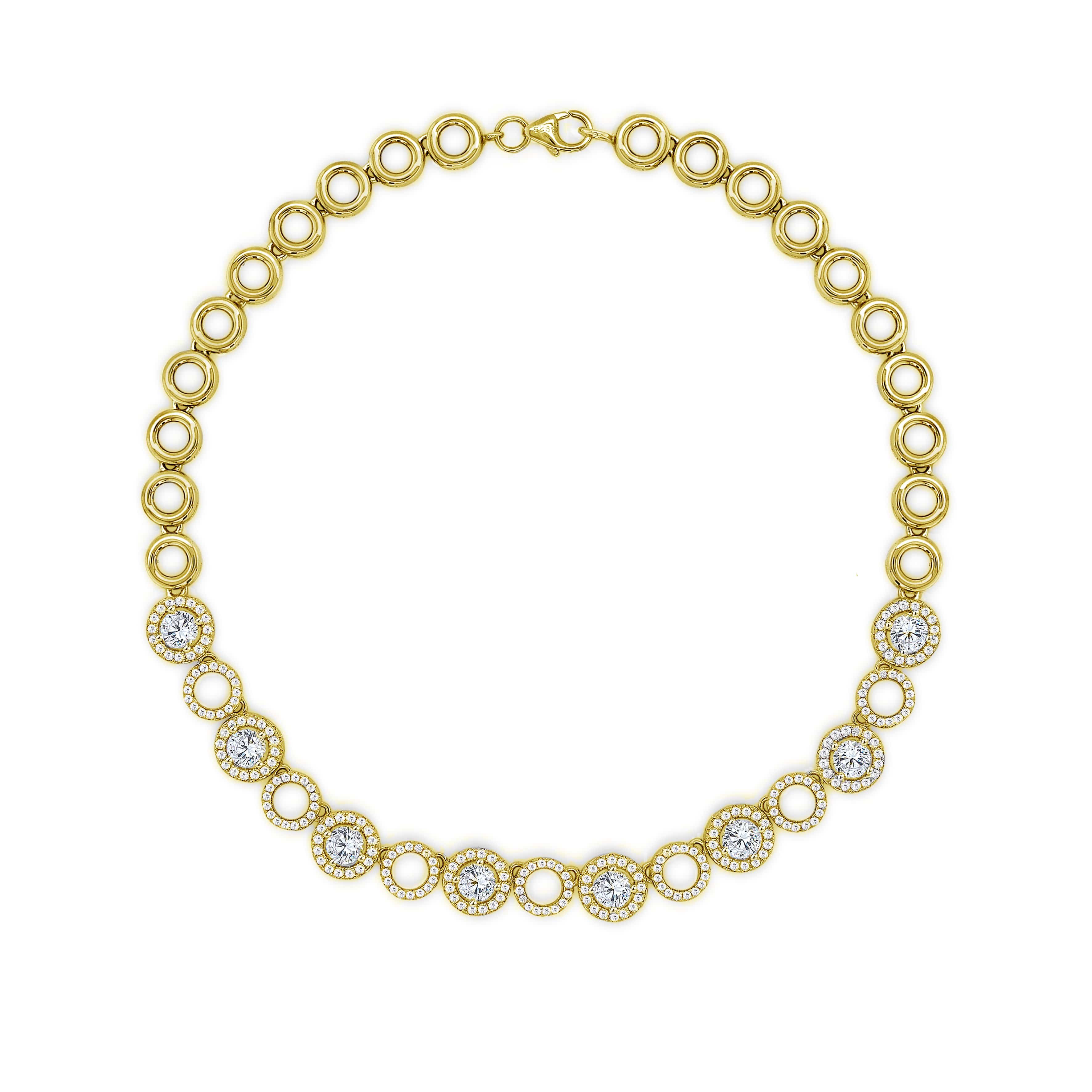 LynoraJewellery YELLOW GOLD PLATED LIZA BRACELET