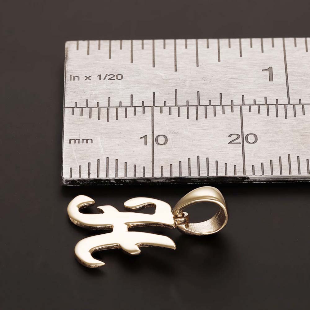 HGJ Pendant 14ct Yellow Gold Initial Pendant Letter H 14ct Gold 14ct Yellow Gold Initial Pendant Letter H
