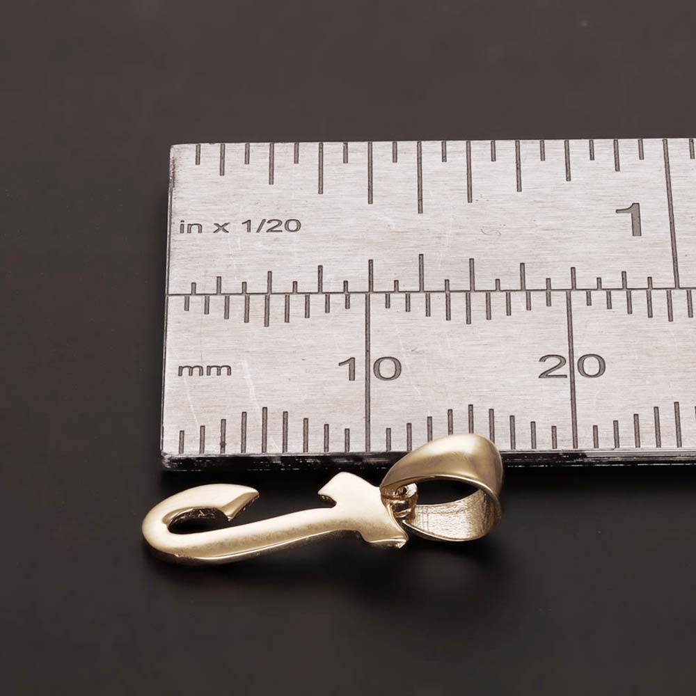 HGJ Pendant 14ct Yellow Gold Initial Pendant Letter J 14ct Gold 14ct Yellow Gold Initial Pendant Letter J