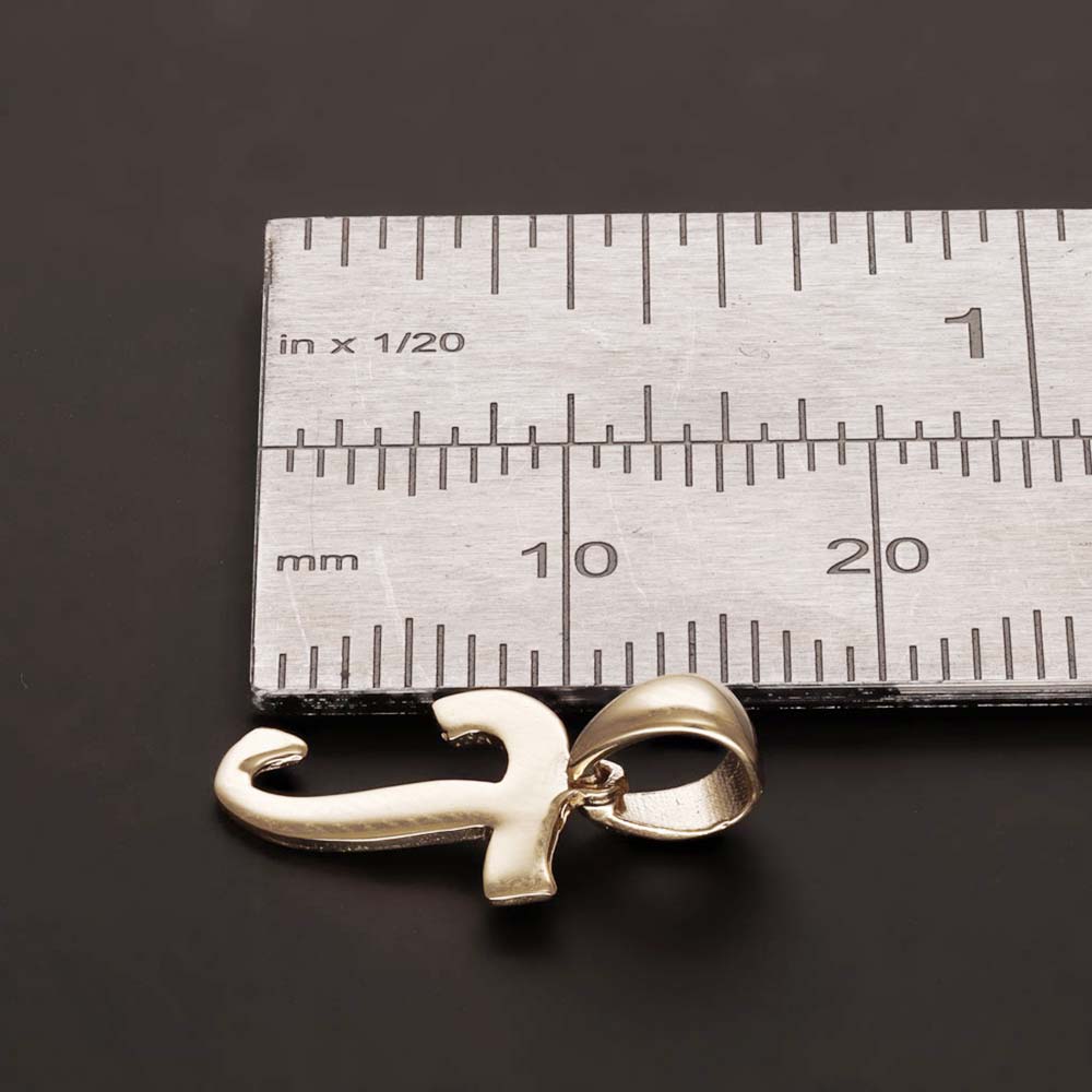 HGJ Pendant 14ct Yellow Gold Initial Pendant Letter T 14ct Gold 14ct Yellow Gold Initial Pendant Letter T