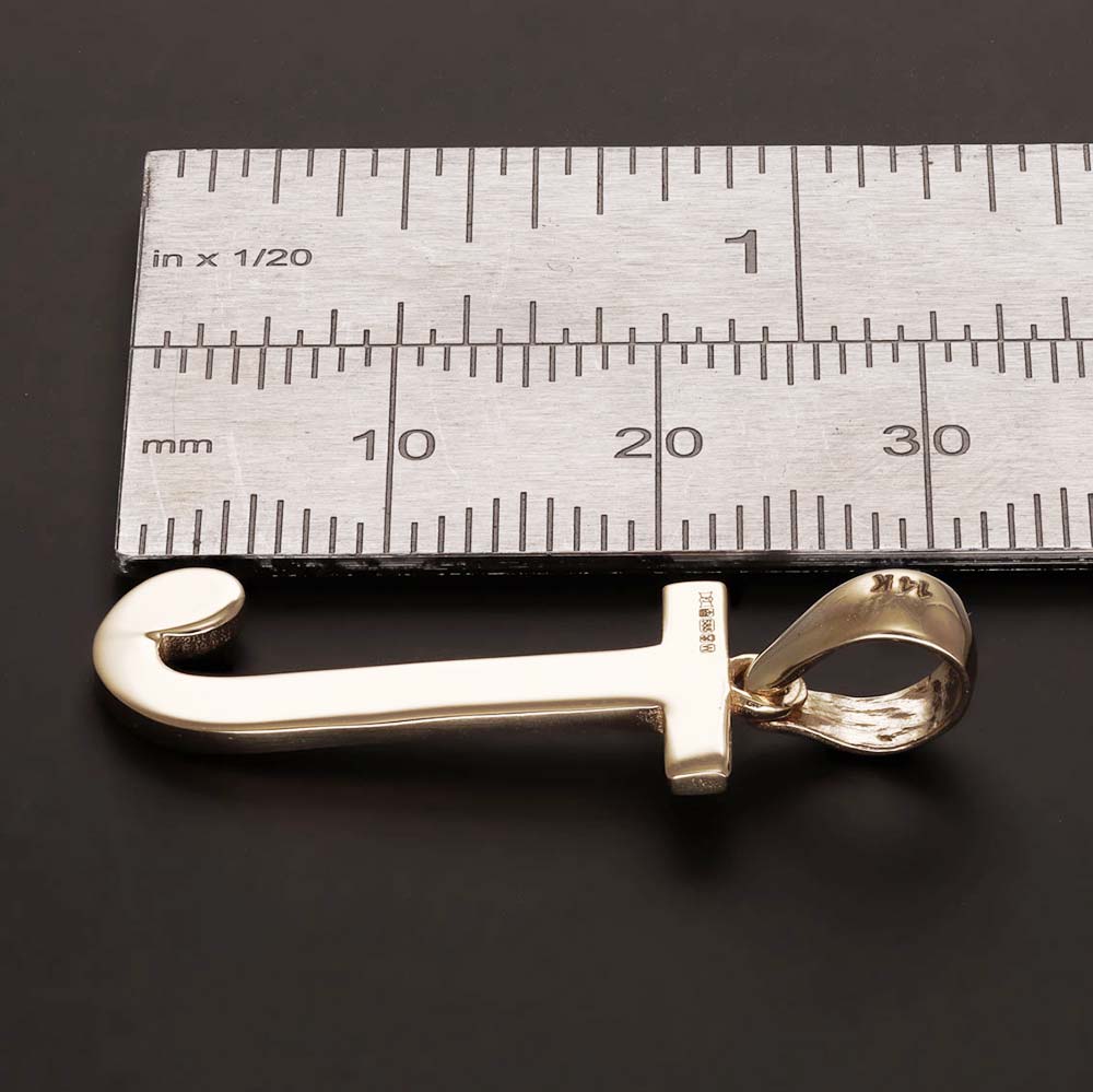 HGJ Pendant 9ct Yellow Gold Initial Pendant Letter J 9ct Gold 9ct Yellow Gold Initial Pendant Letter J