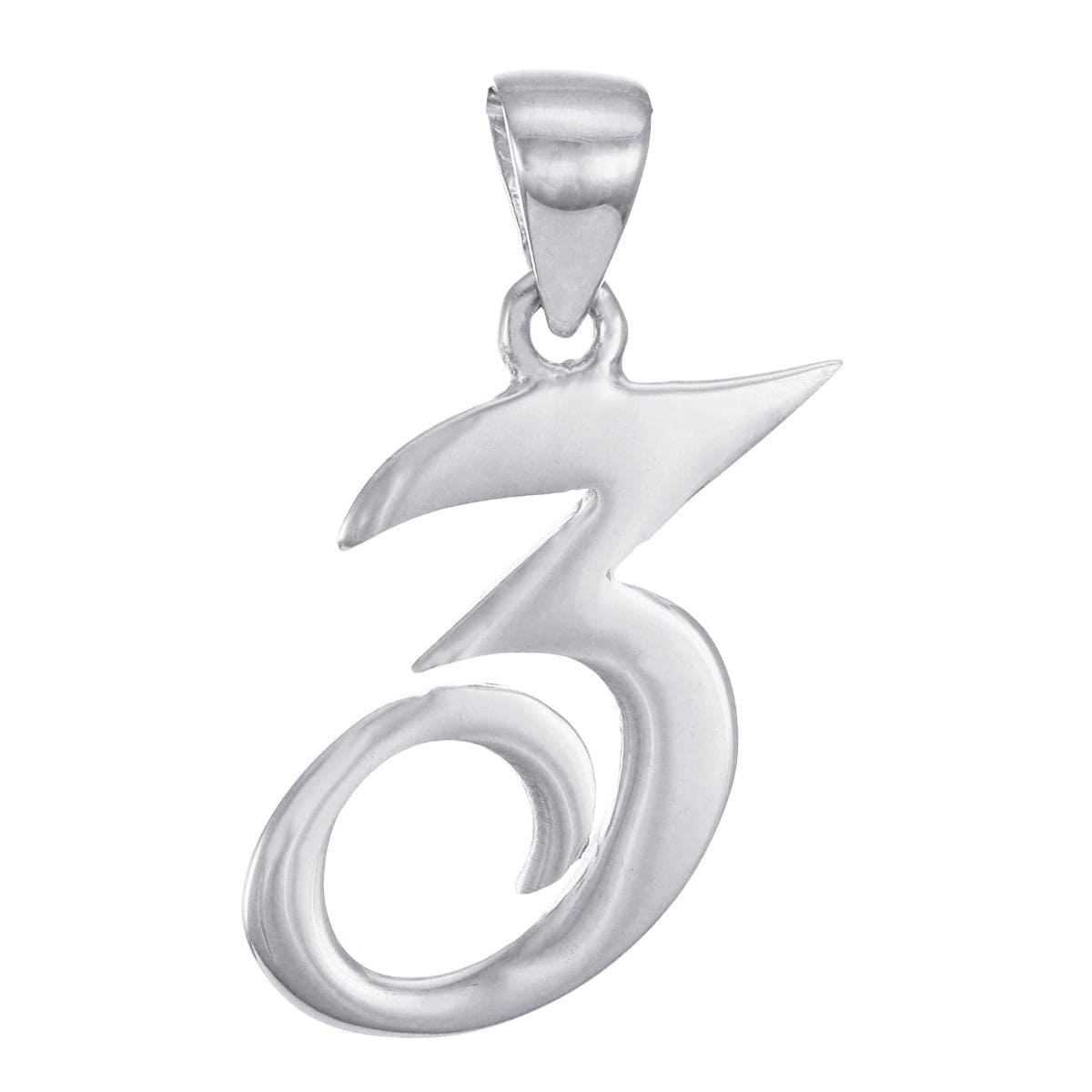 HGJ Pendant 9ct White Gold Fancy Letter Letter Z Pendant 9ct Gold / Clear 9ct White Gold Fancy Letter Letter Z Pendant