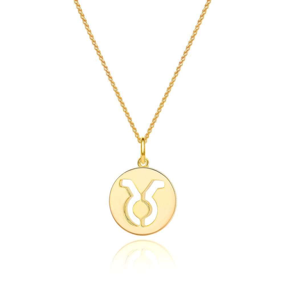 Lynora Jewellery Necklace None Taurus Zodiac Pendant Gold Plated