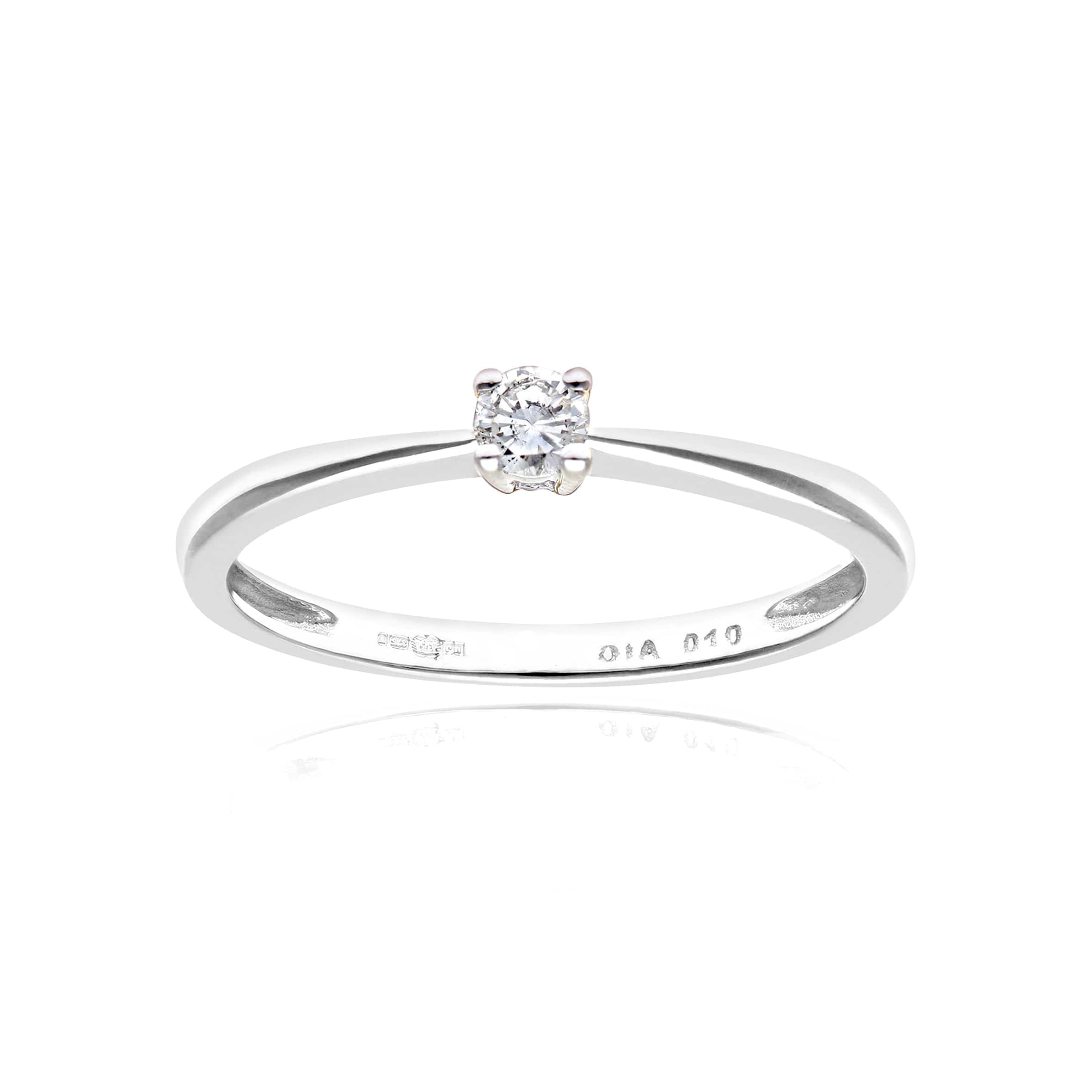 Lynora Luxe Ring 9ct White Gold Diamond Engagement Ring 9ct White Gold Diamond Engagement Ring