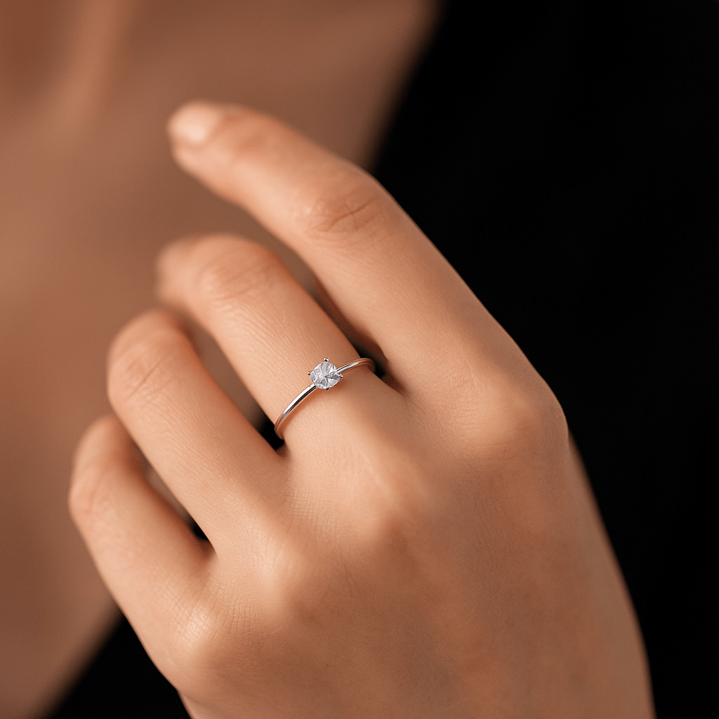 Lynora Luxe Ring 9ct White Gold Diamond Engagement Ring 9ct White Gold Diamond Engagement Ring