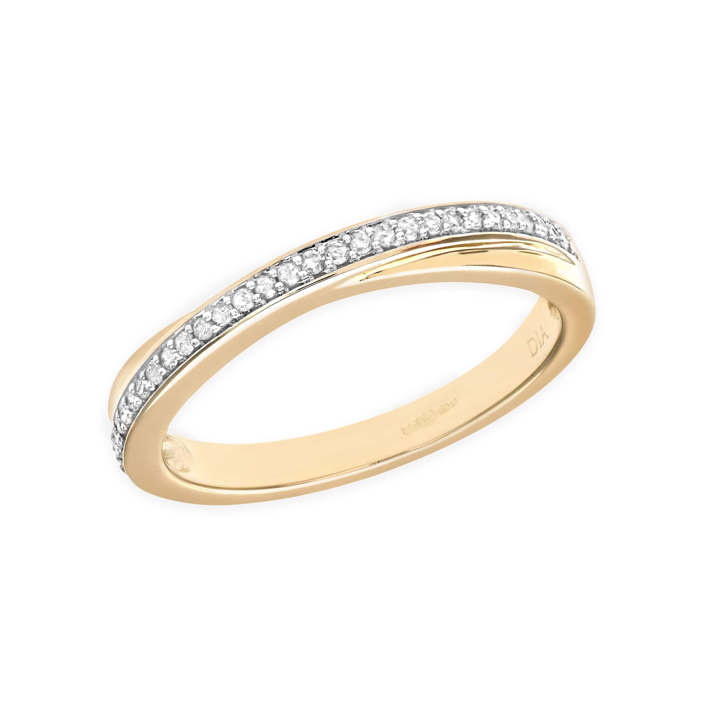 Lynora Luxe Ring 9ct Yellow Gold Diamond Eternity Ring 9ct Yellow Gold Diamond Eternity Ring