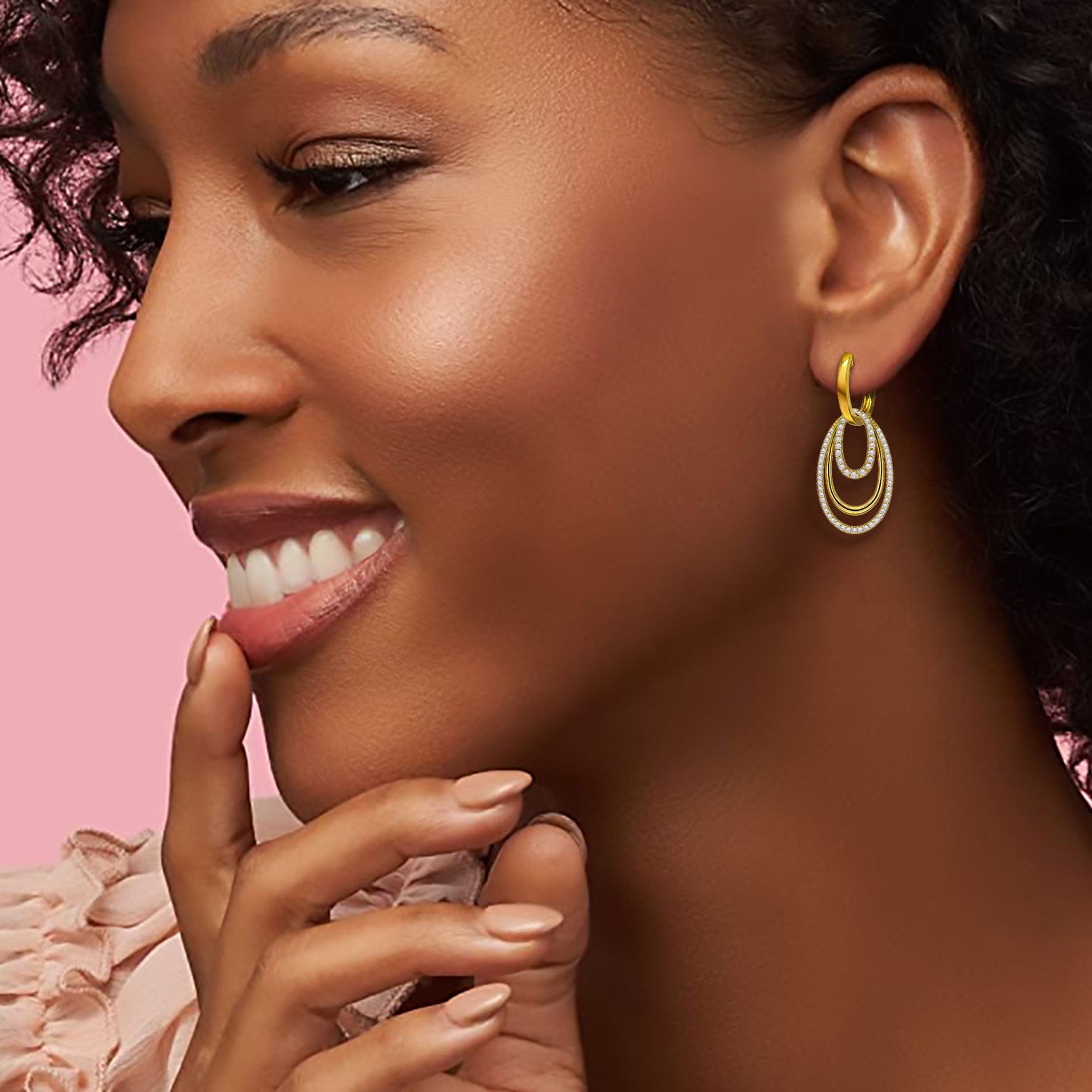 Lynora 2022 Earring Default Title / Sterling Silver / Clear Annabelle Gold Vermeil Earrings