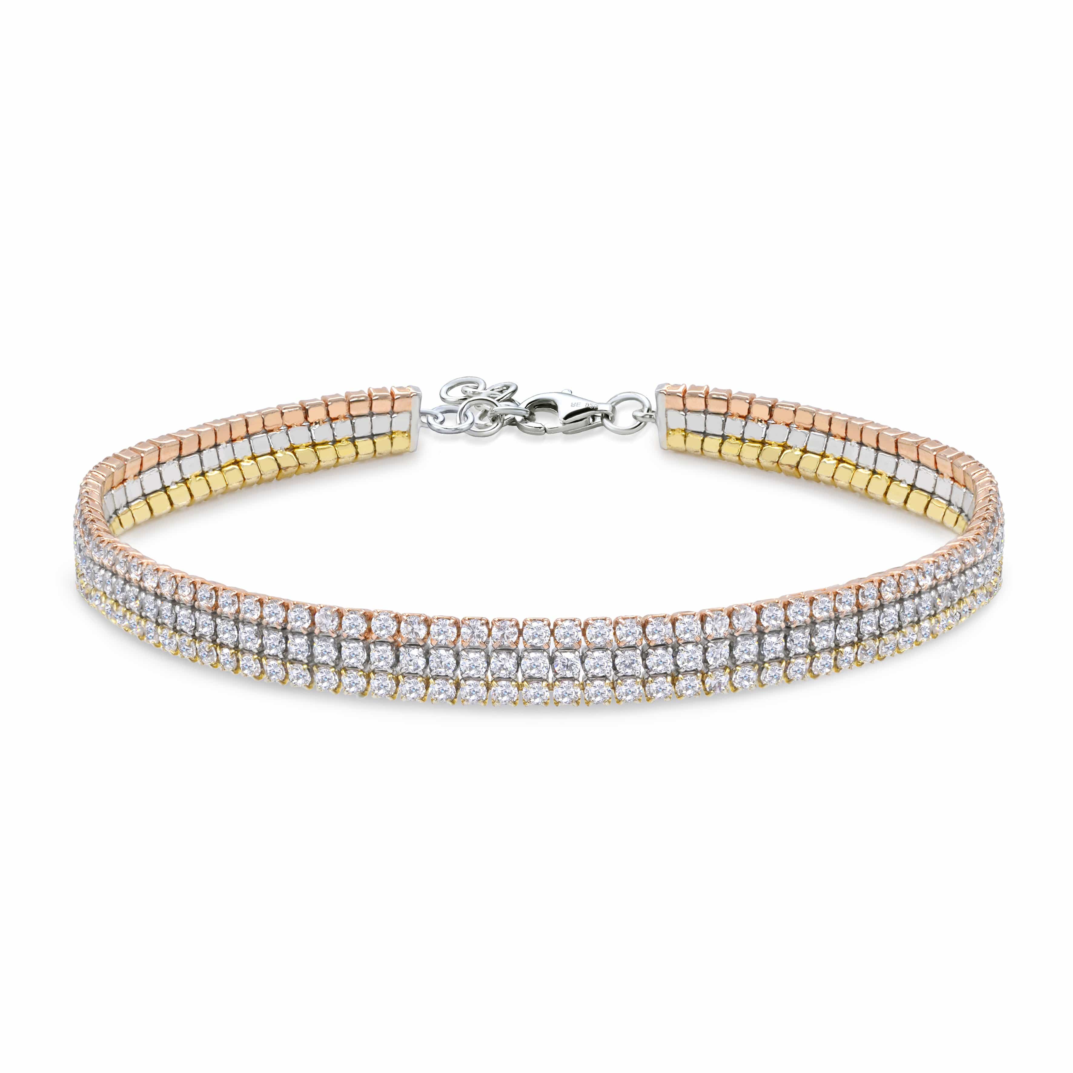 Sterling diamond hot sale tennis bracelet