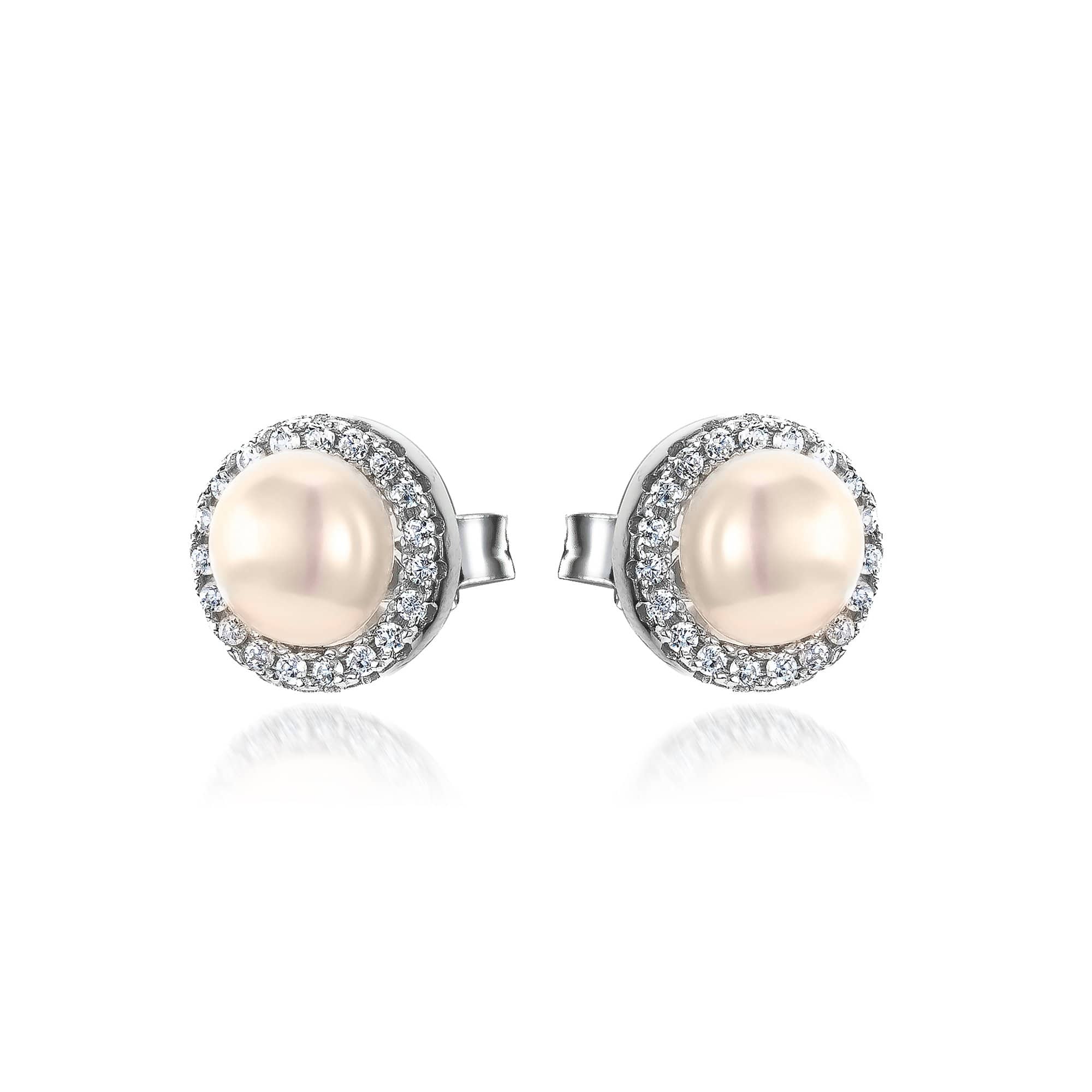 Lynora Jewellery Earring Sterling Silver / Freshwater Pearl Fresh Water Pearl Earrings Sterling Silver