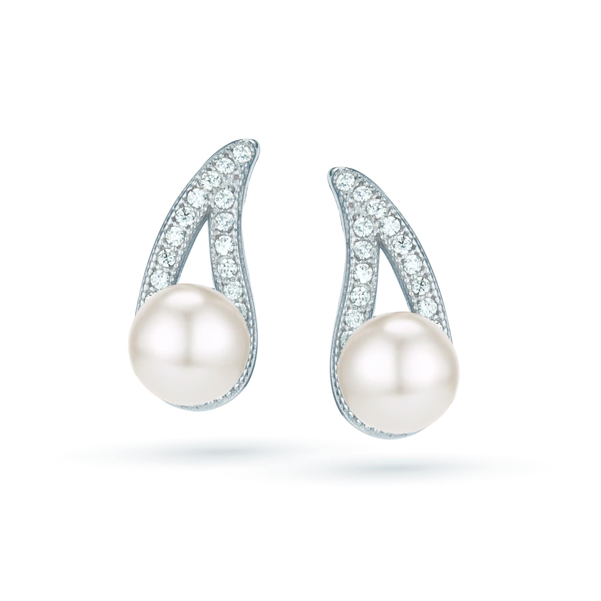 Lynora Jewellery Earring Sterling Silver / Pearl Sterling Silver and Pearl Stud Earrings