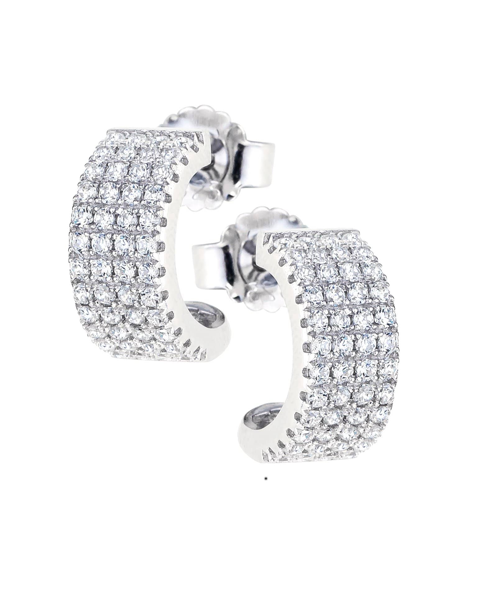 Lynora Jewellery Earring Sterling Silver Quatro Earrings Sterling Silver