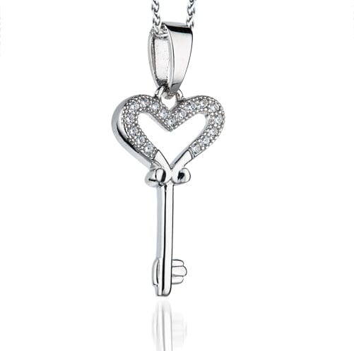 Lynora Jewellery Heart Key Pendant