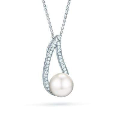 Lynora Jewellery Necklace 18" adj / Sterling Silver / Pearl Sterling Silver and Pearl Pendant