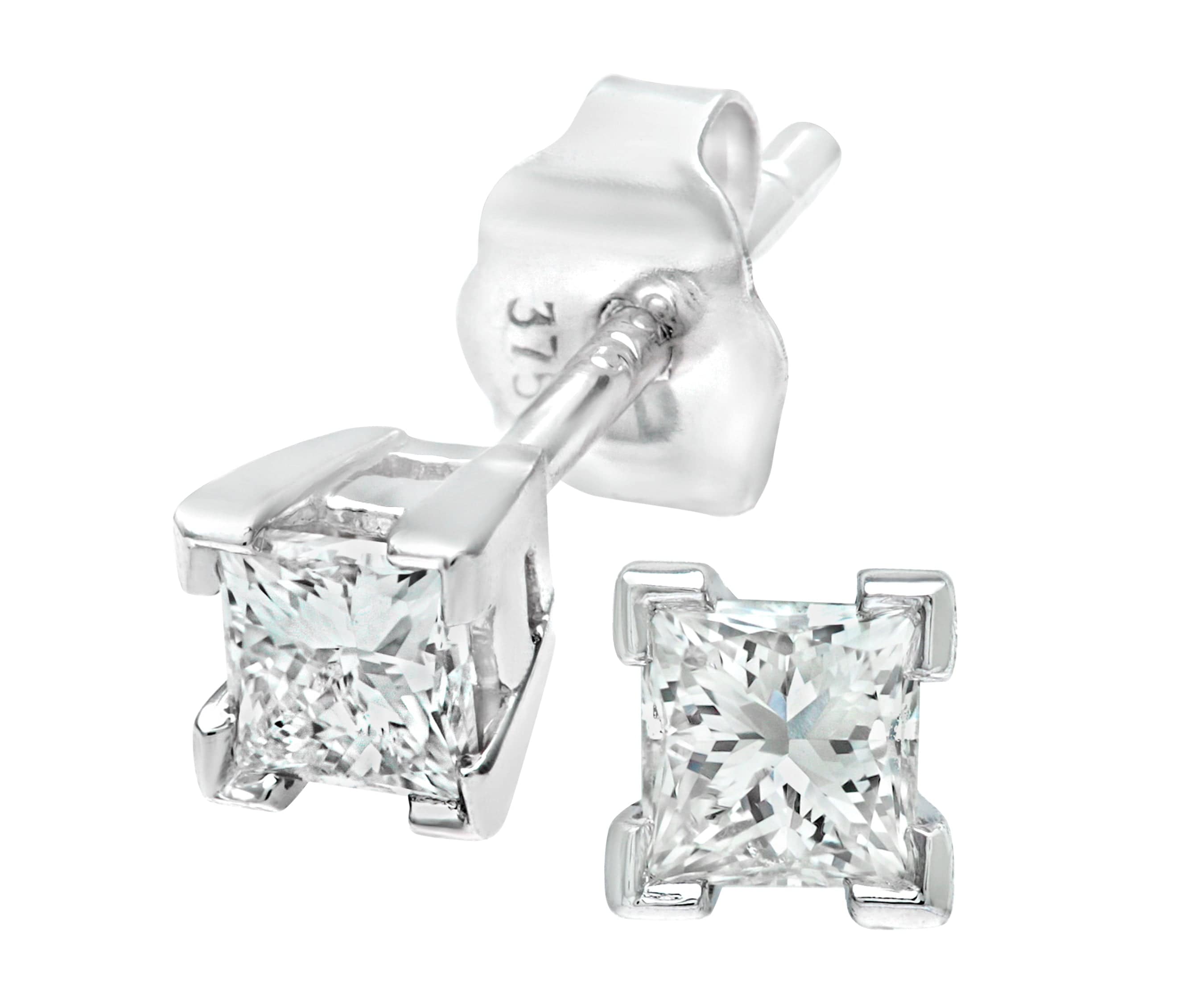 Lynora Luxe Earring White Gold 9ct / Diamond 9ct White Gold 0.25ct Diamond Solitare Earrings