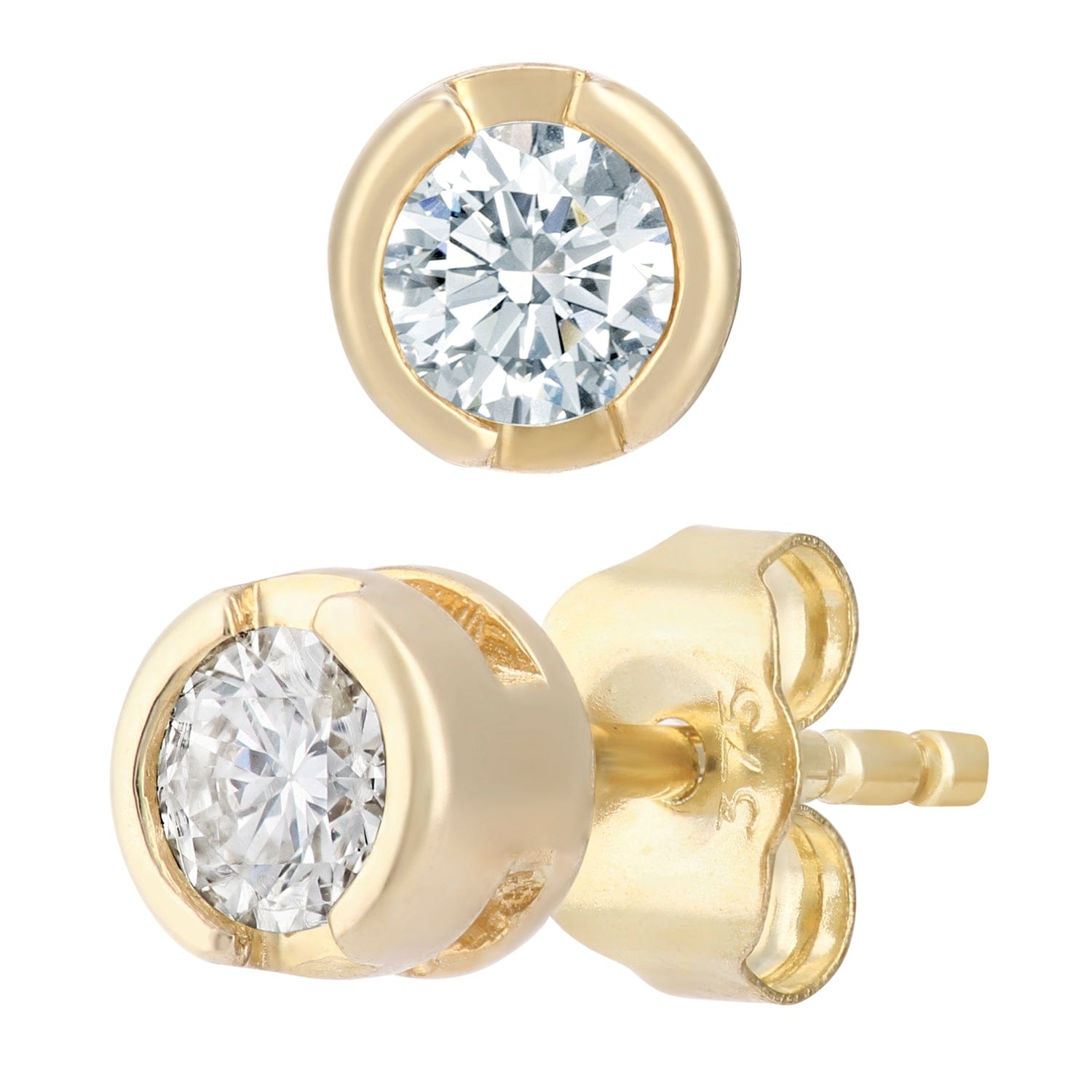 Lynora Luxe Earring Yellow Gold 9ct / Diamond 9ct White Gold 0.25 ct Diamond Earrings