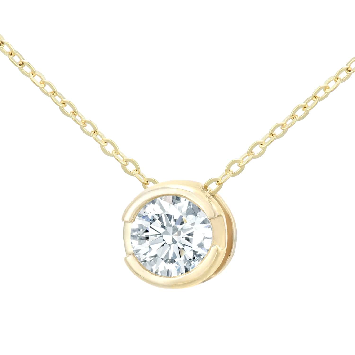 Lynora Luxe Pendant White Gold 9ct / Diamond 9ct White Gold Pave Set Diamond Heart Pendant and Chain