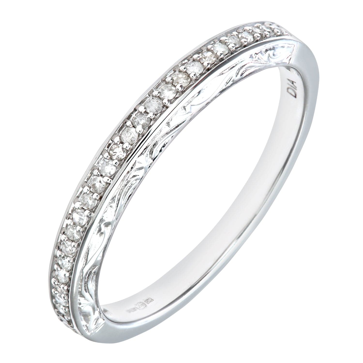 Lynora Luxe Ring White Gold 9ct / Diamond 9ct White Gold 0.10ct Diamond Eternity Ring