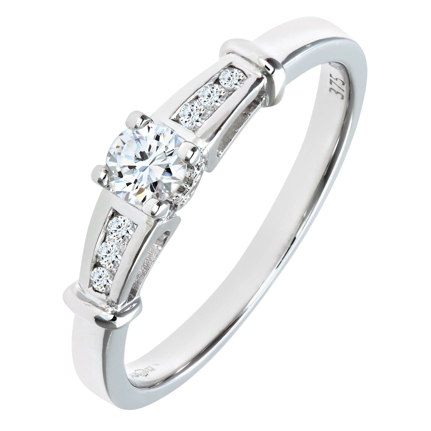 Lynora Luxe Ring White Gold 9ct / Diamond 9ct White Gold 0.25ct Diamond Engagement Ring