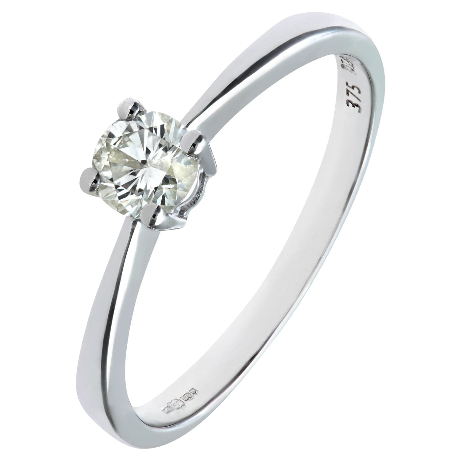 Lynora Luxe Ring White Gold 9ct / Diamond 9ct White Gold 0.33ct Diamond Engagement Ring