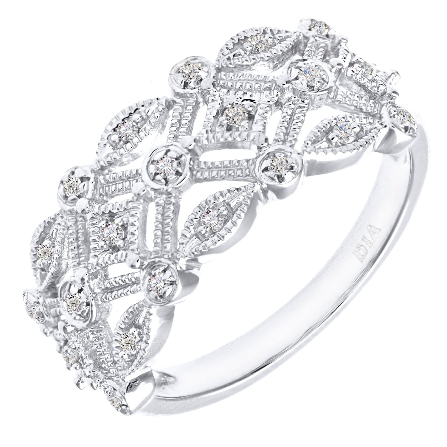 Lynora Luxe Ring White Gold 9ct / Diamond 9ct White Gold Diamond Ring