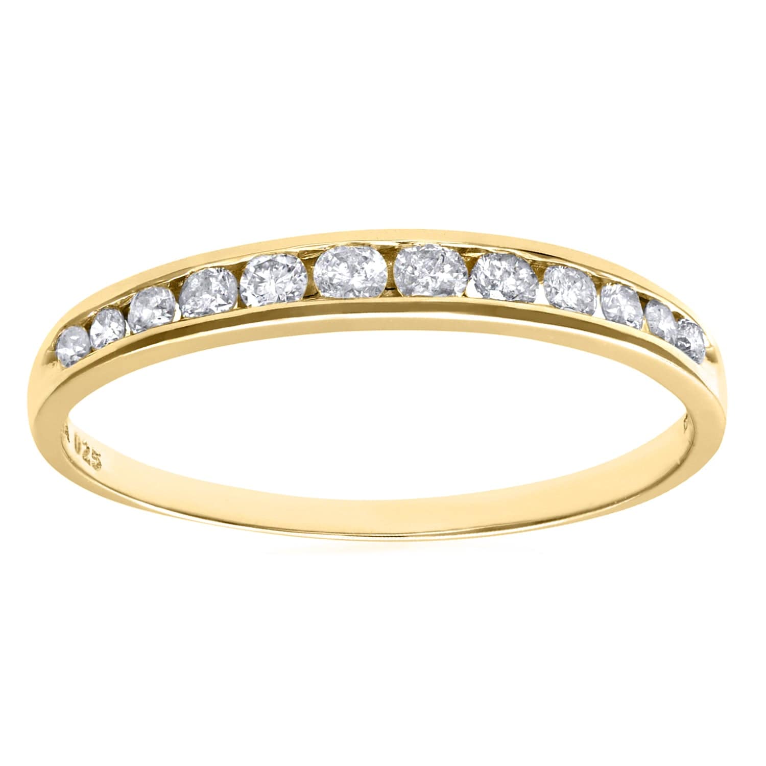 Lynora Luxe Ring Yellow Gold 9ct / Diamond 9ct Yellow Gold 0.25ct Diamond Eternity Ring