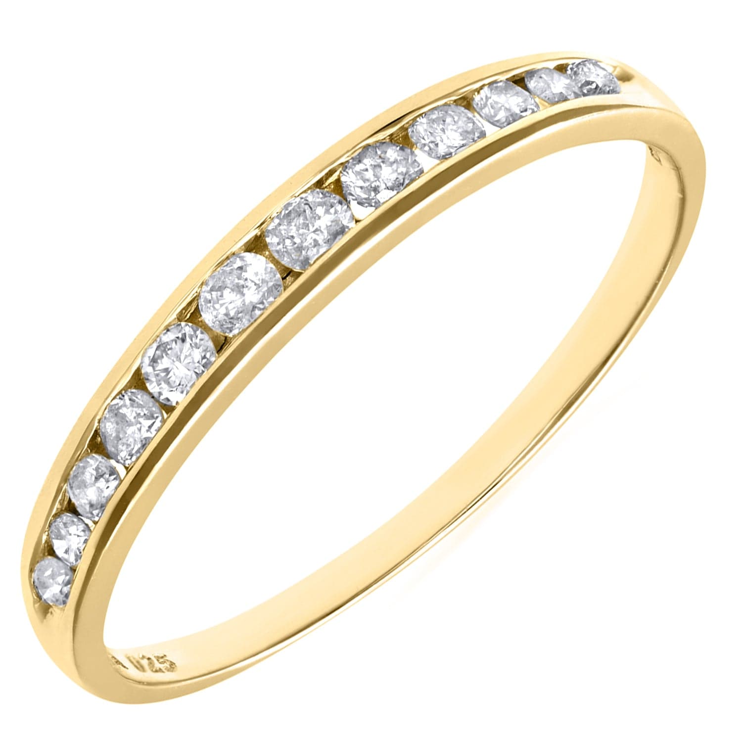 Lynora Luxe Ring Yellow Gold 9ct / Diamond 9ct Yellow Gold 0.25ct Diamond Eternity Ring